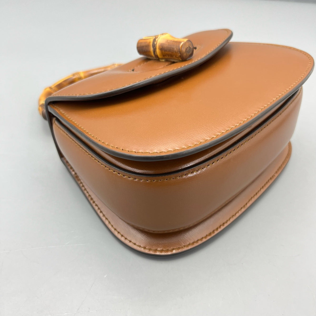Gucci - Bamboo Saddle Bag - Leather - Brown - (mini)