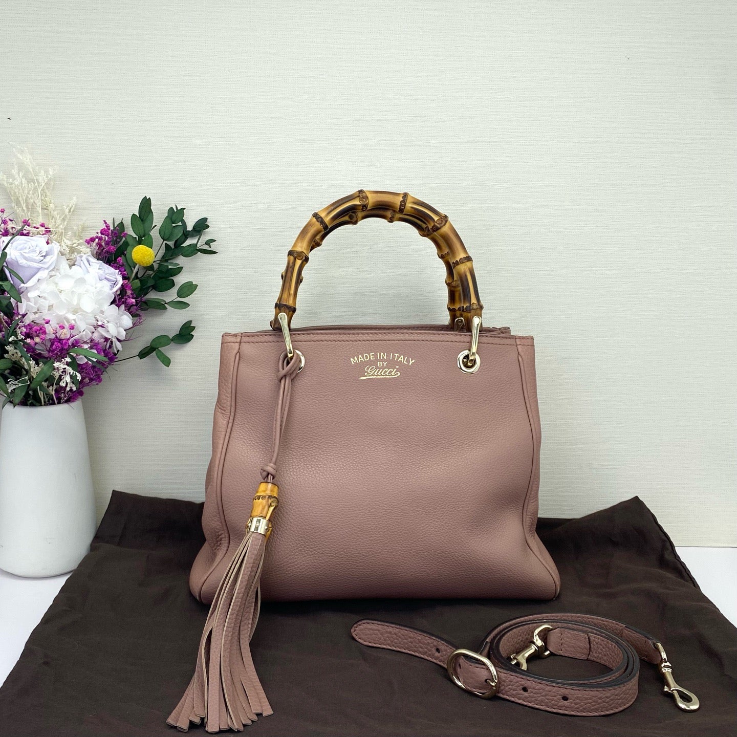 Gucci - Bamboo Shopper - Leather - Pink - (medium)