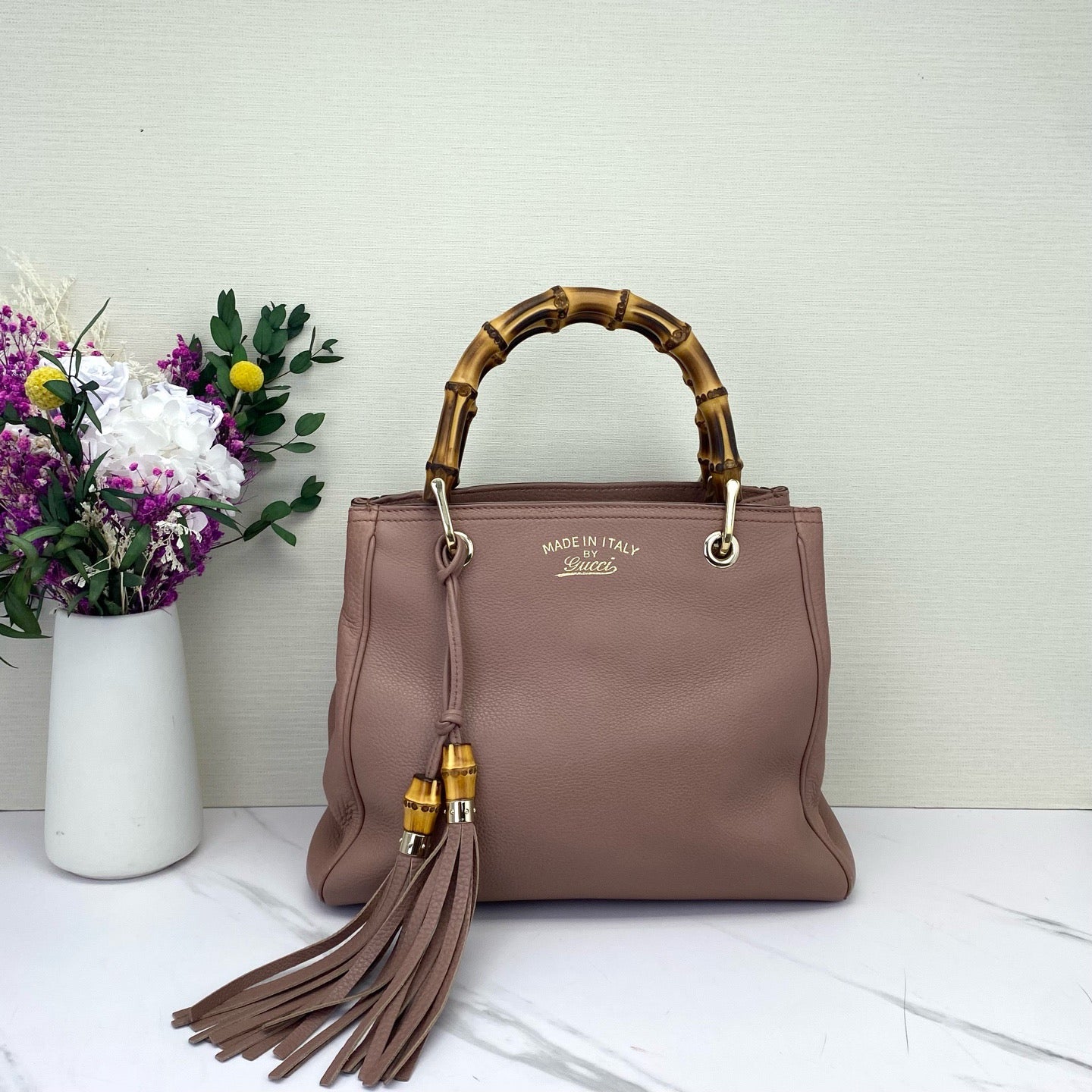 Gucci - Bamboo Shopper - Leather - Pink - (medium)