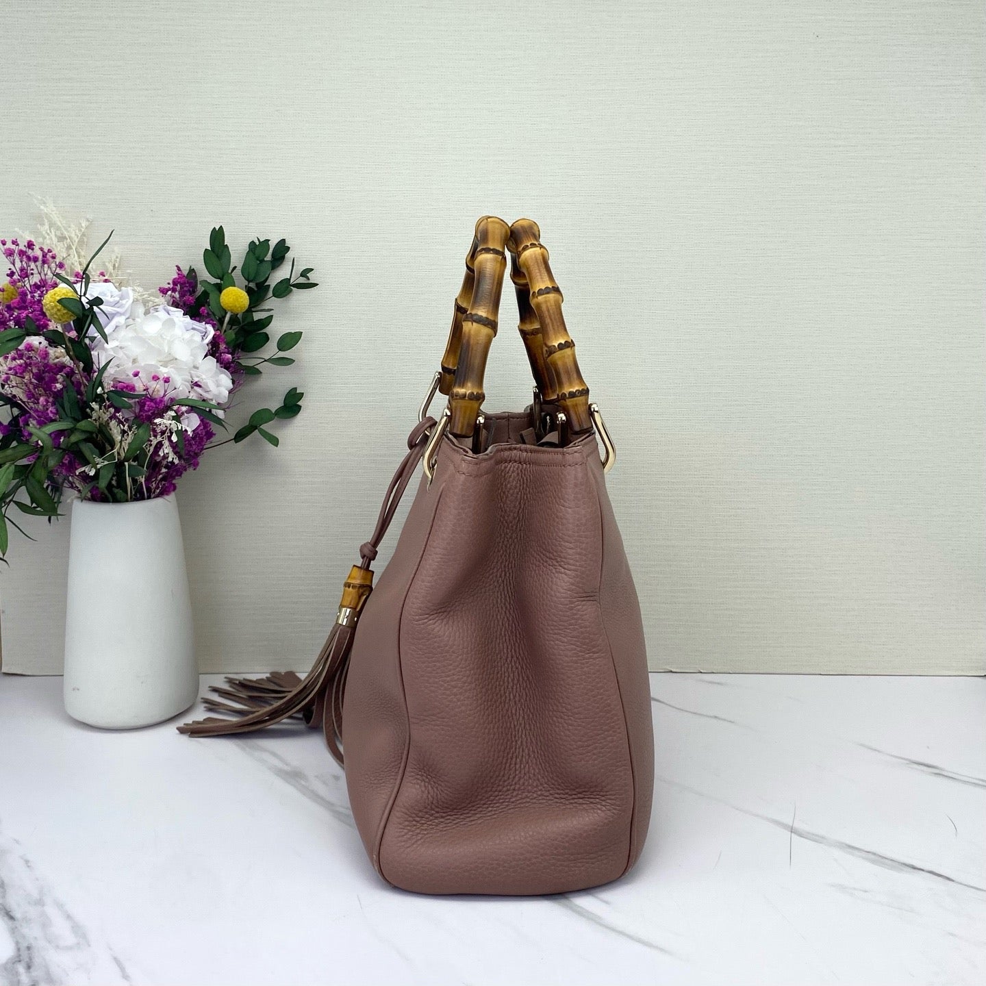 Gucci - Bamboo Shopper - Leather - Pink - (medium)