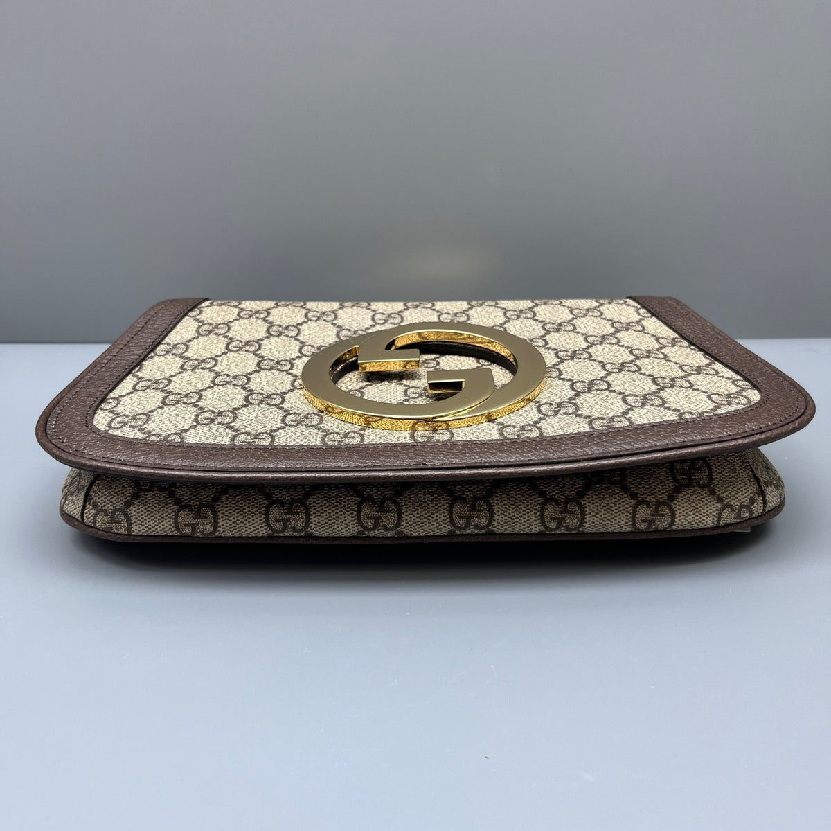 Gucci - Blondie Chain Bag - Cloth - Brown - (medium)