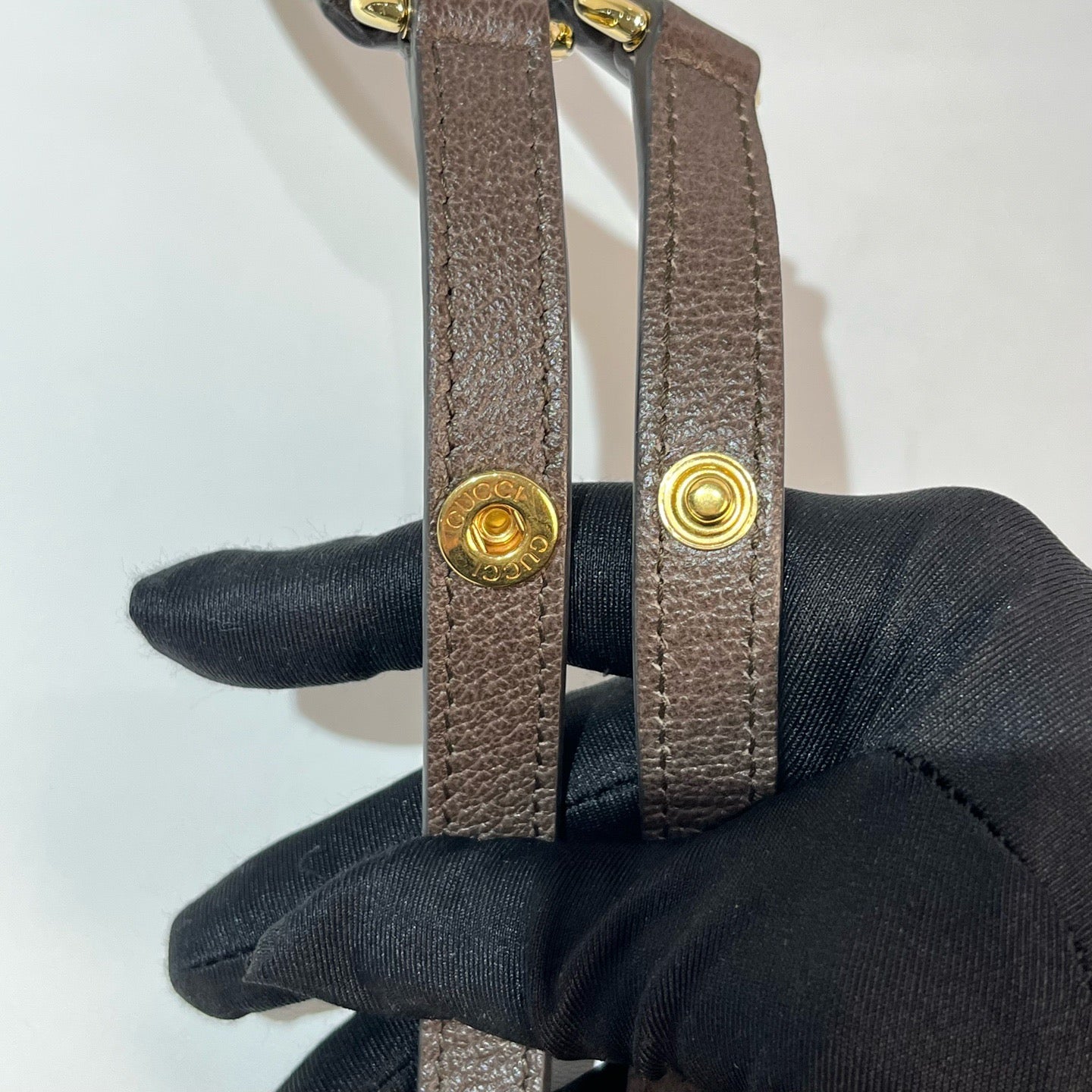 Gucci - Blondie - GG Supreme canvas with leather trim - Beige and Brown with Gold-Tone Hardware - (mini)
