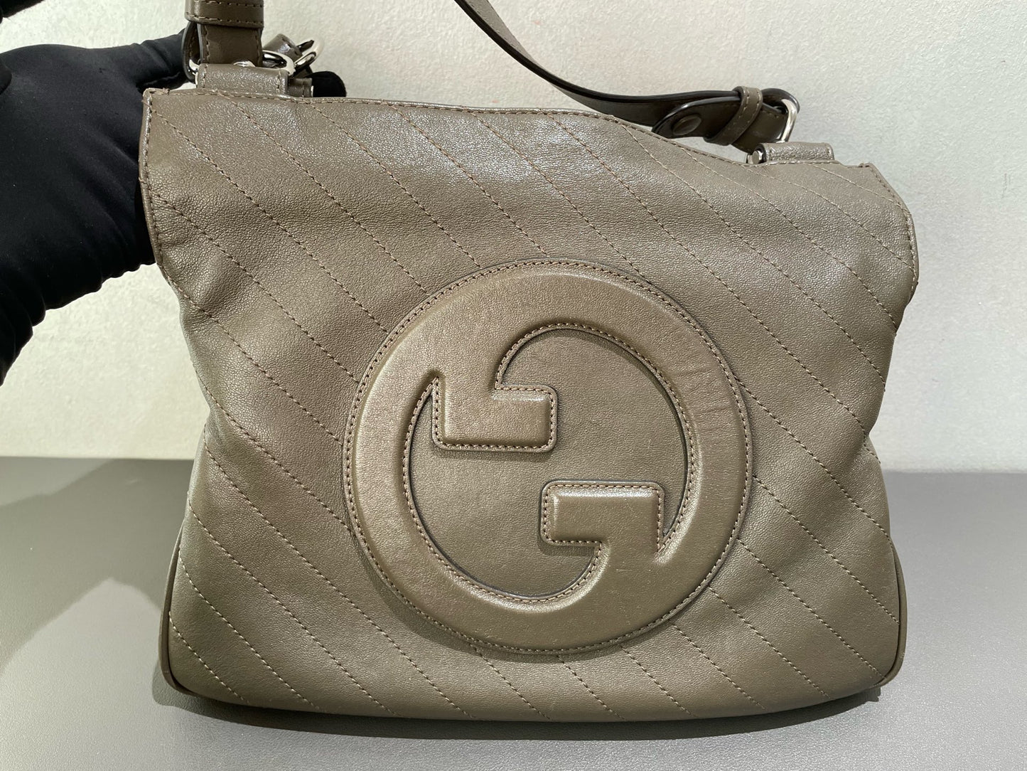 Gucci - Blondie - Leather - Brown - (small)