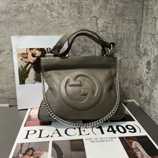 Gucci - Blondie - Leather - Brown - (small)