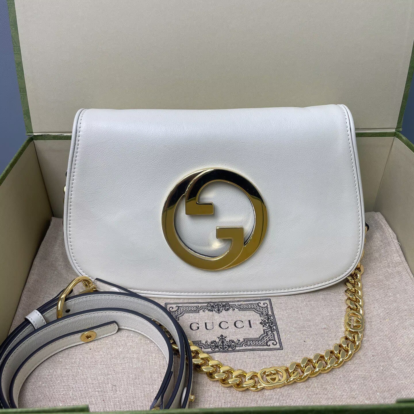 Gucci - Blondie - Leather - White - (medium)