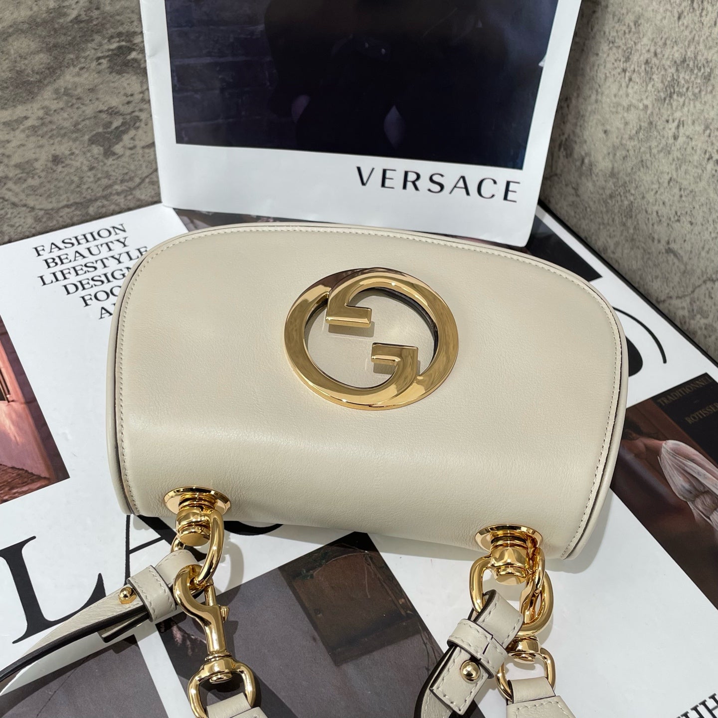 Gucci - Blondie - Leather - White - (mini)