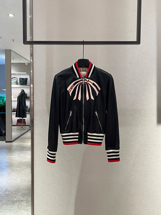 Gucci - Bomber Jacket - Leather - Black - (38)