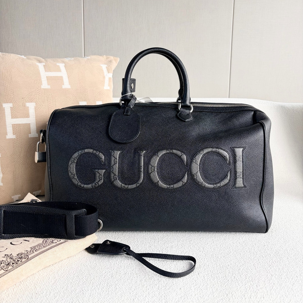 Gucci - Boston Bag - Leather - Black - (medium)