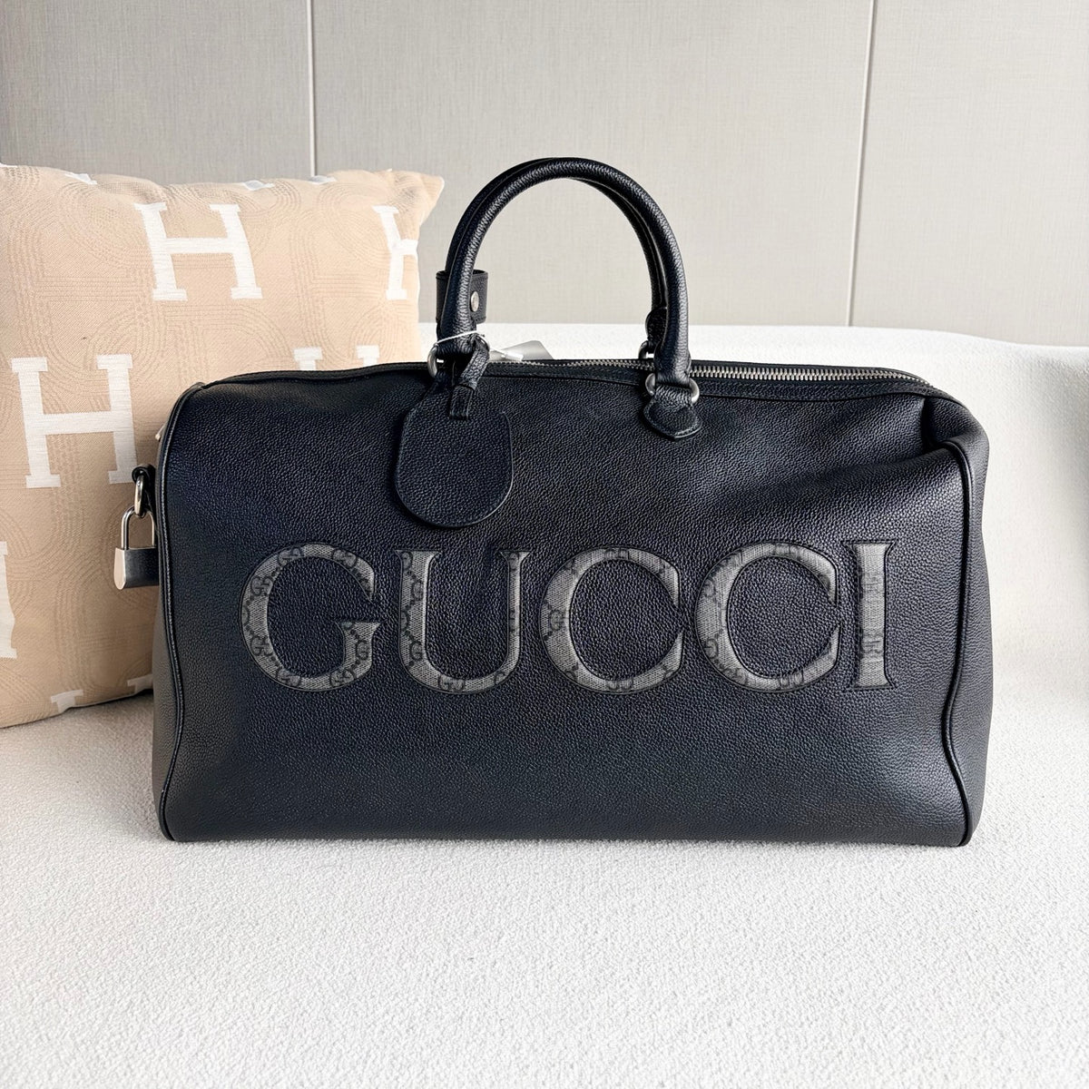 Gucci - Boston Bag - Leather - Black - (medium)