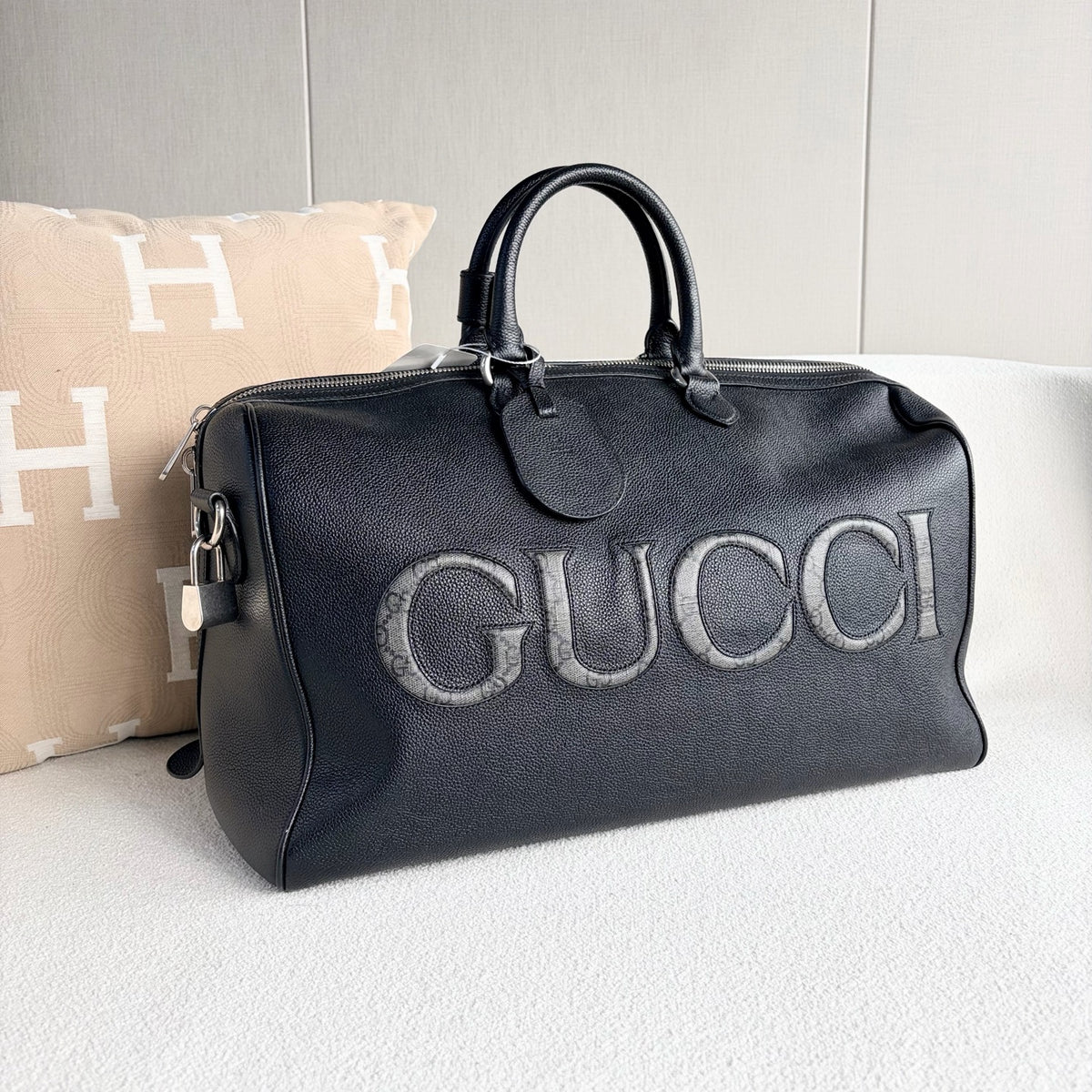 Gucci - Boston Bag - Leather - Black - (medium)