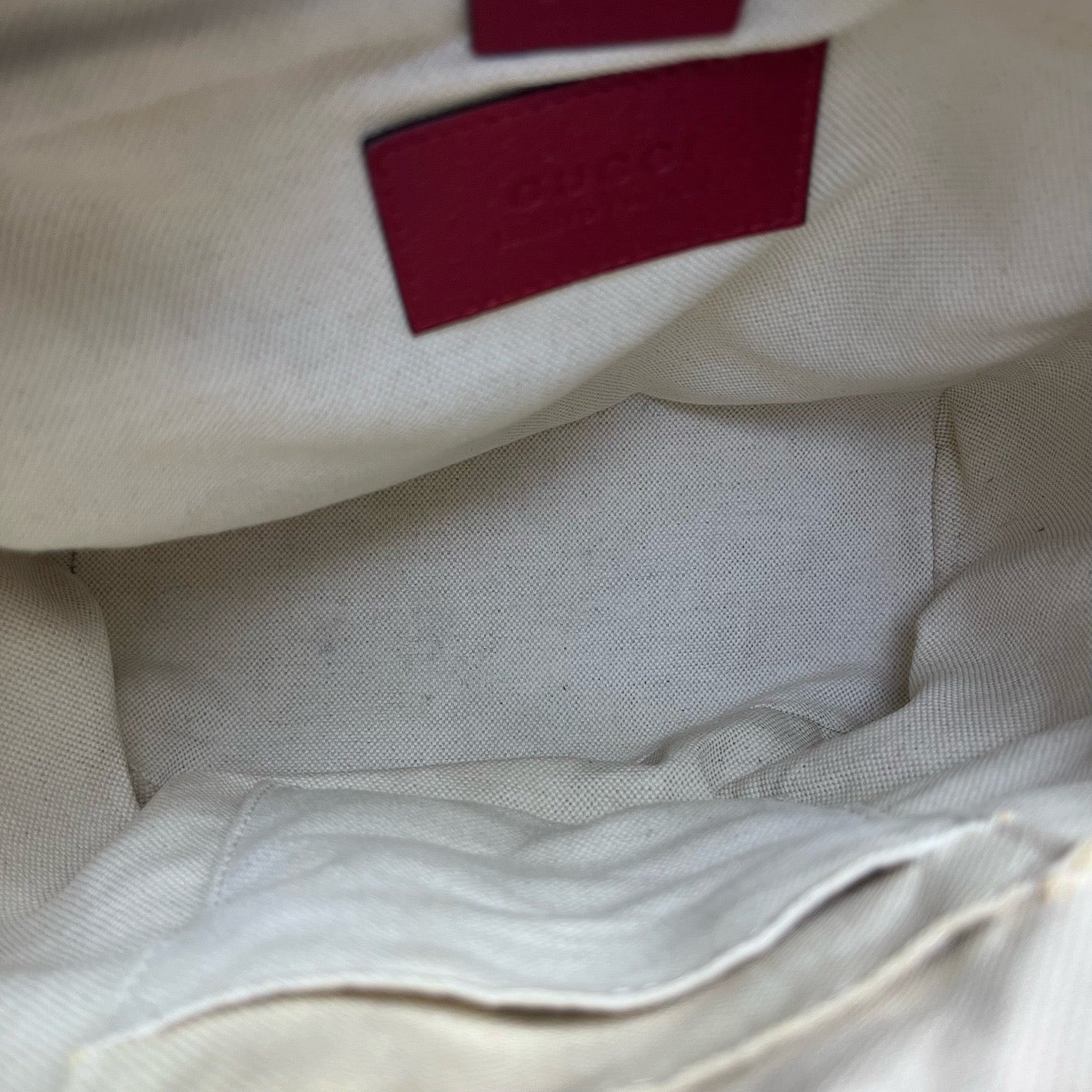 Gucci - Boston Terrier Embroidery Monogram Canvas Backpack - Canvas - Beige - (Medium)