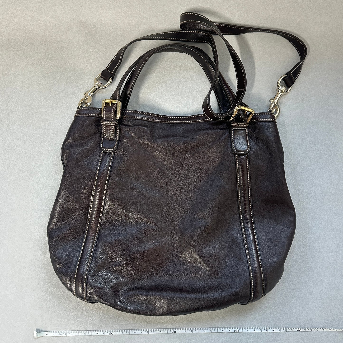 Gucci - Britt - Leather - Brown - (large)