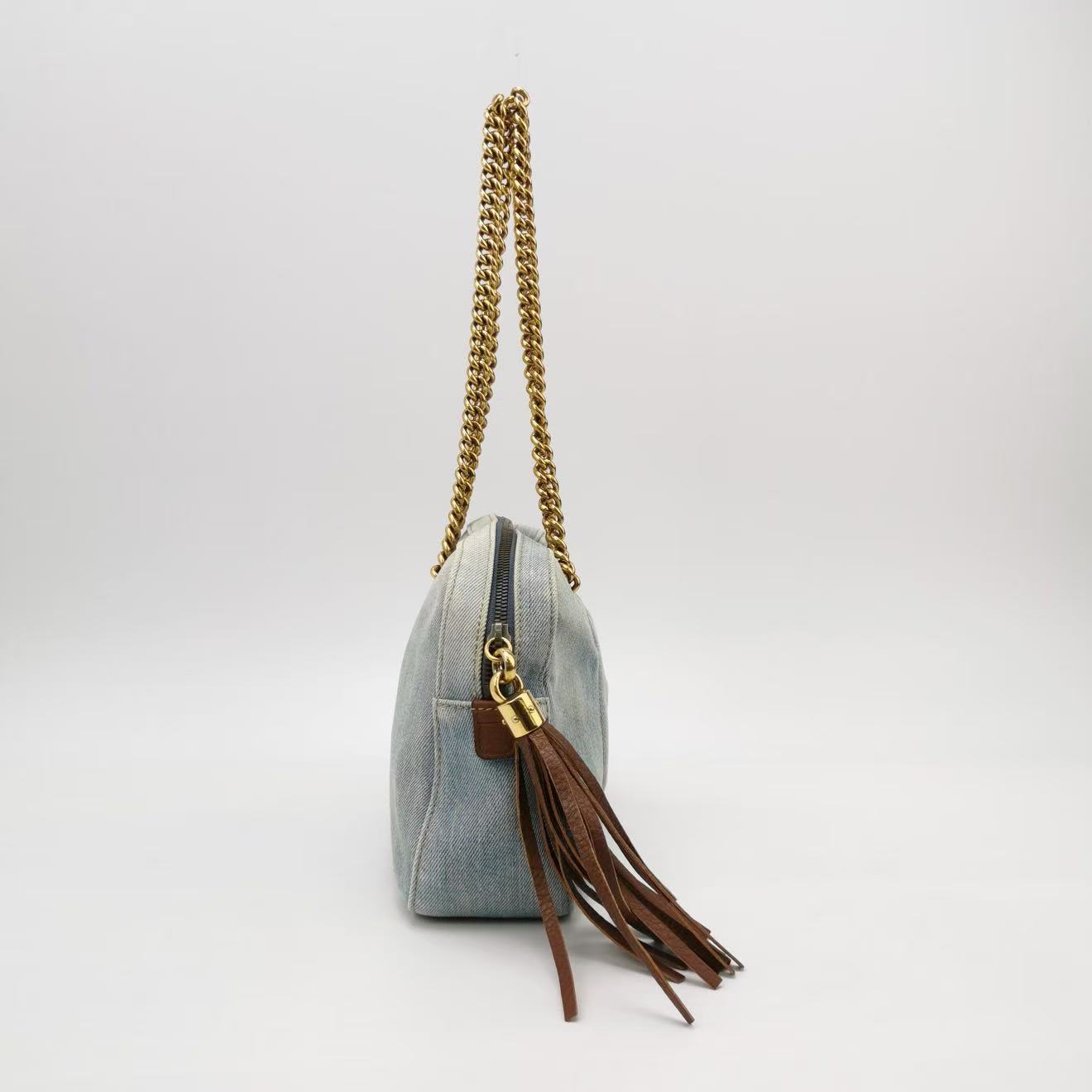 Gucci - Camera Bag - Denim - Blue - (small)
