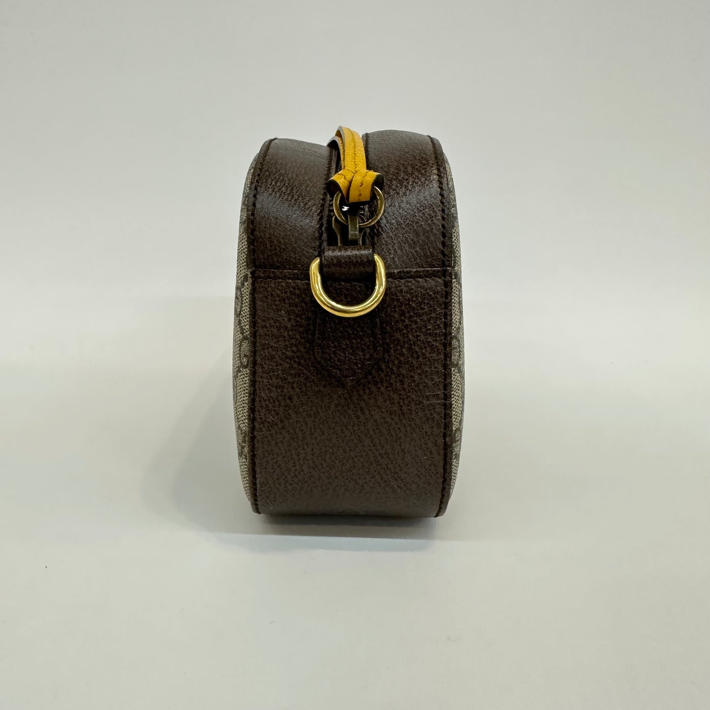 Gucci - Camera Bag - GG Supreme coated canvas with leather trim - Beige with brown trim - (mini)