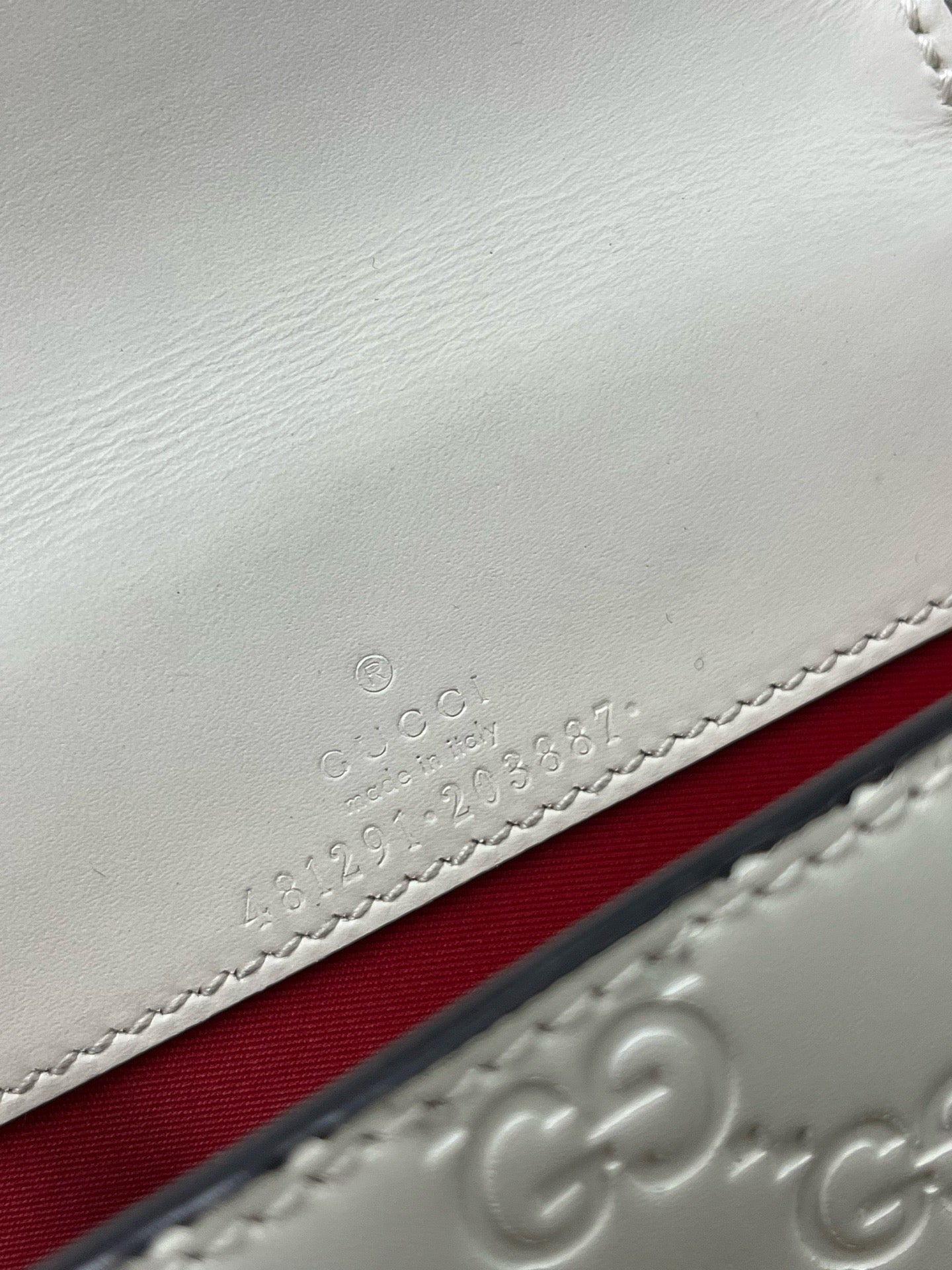 Gucci - Cherry Wallet on Chain - Leather - White - (mini)