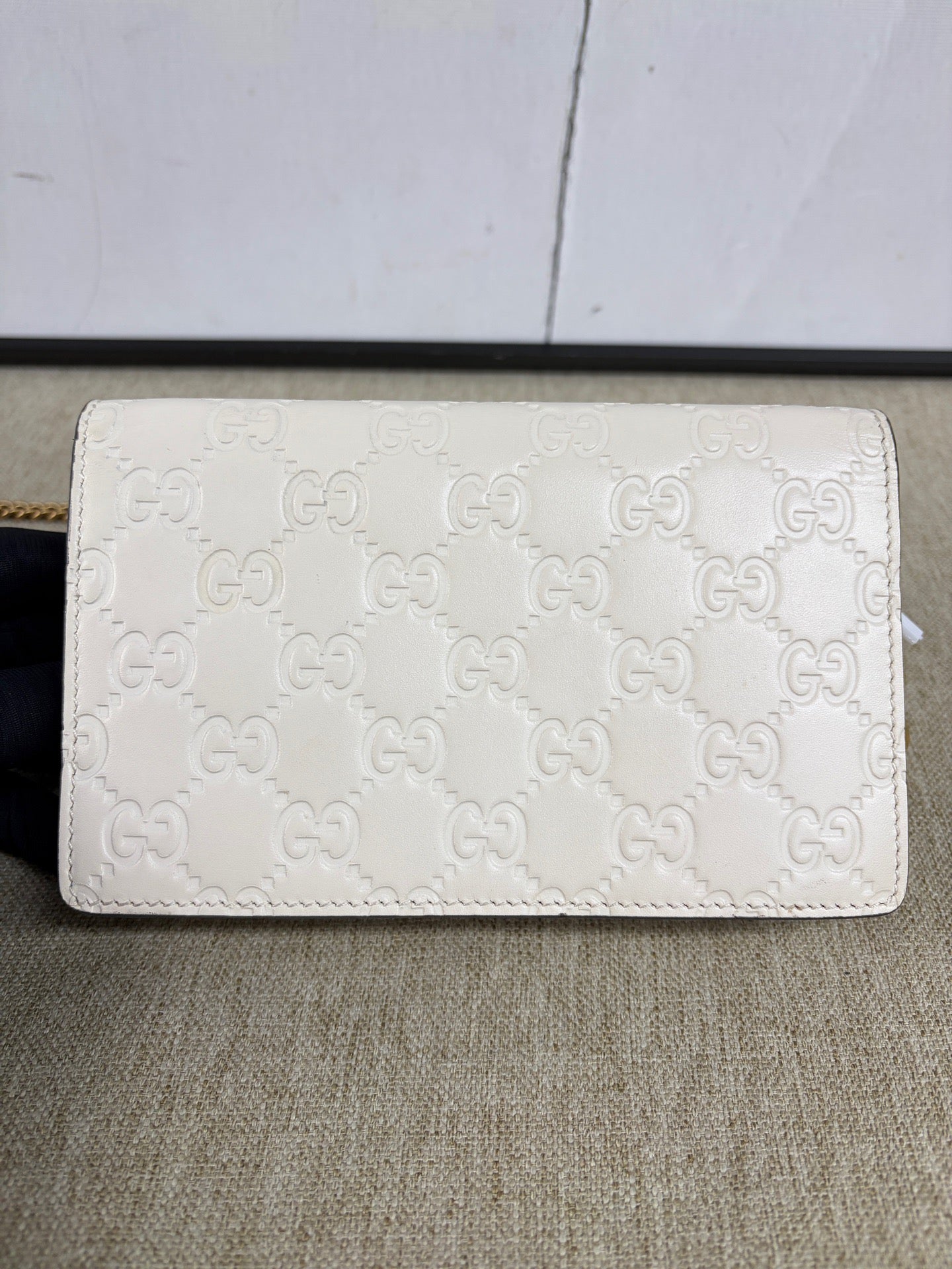 Gucci - Cherry Wallet on Chain - Leather - White - (mini)