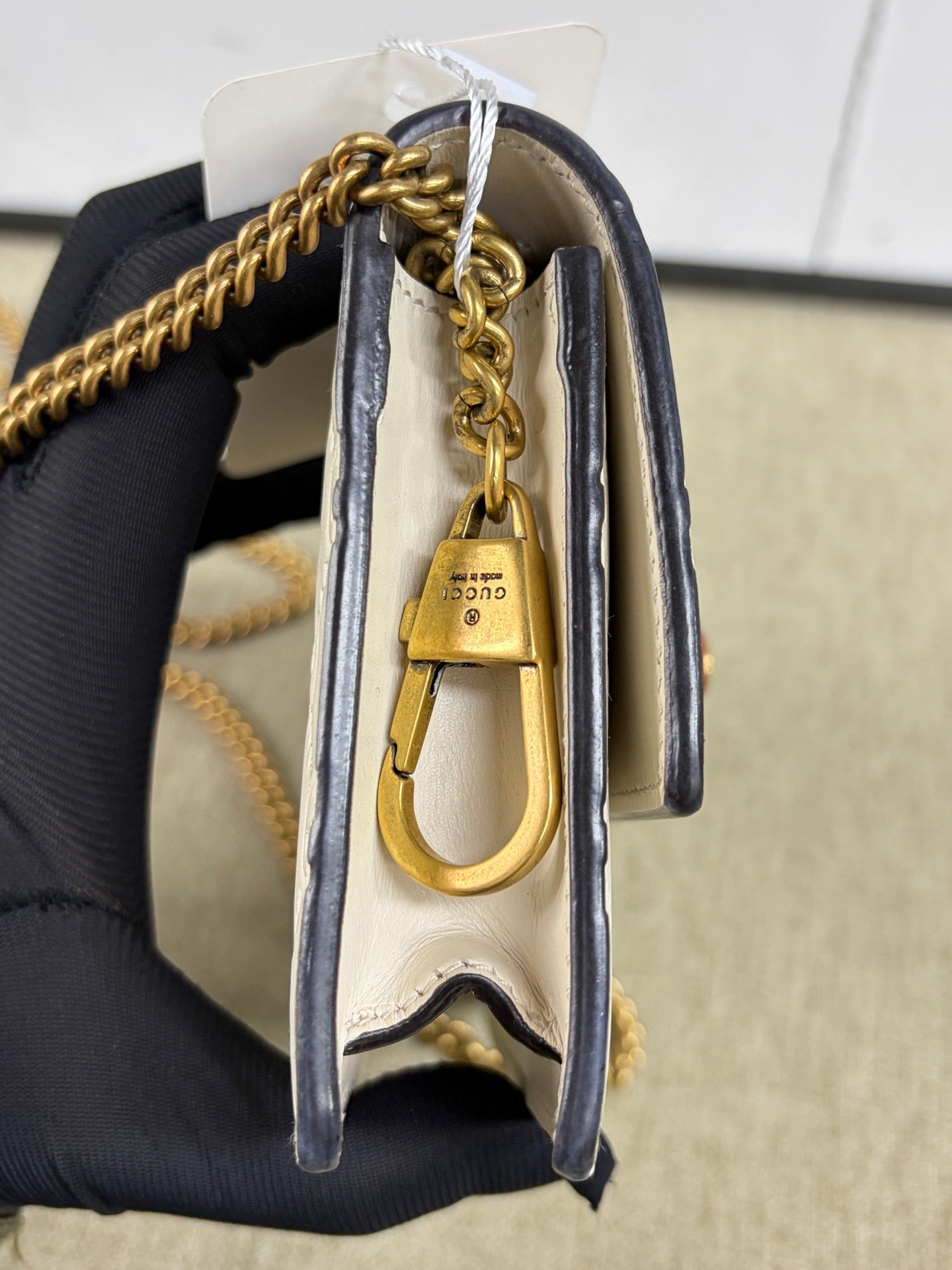 Gucci - Cherry Wallet on Chain - Leather - White - (mini)