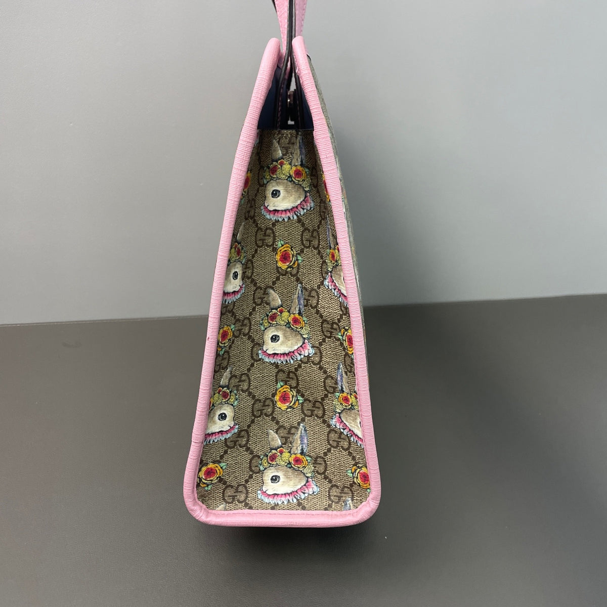 Gucci - Childrens GG Supreme Rabbit Print Tote - Cloth - Multicolour - (medium)