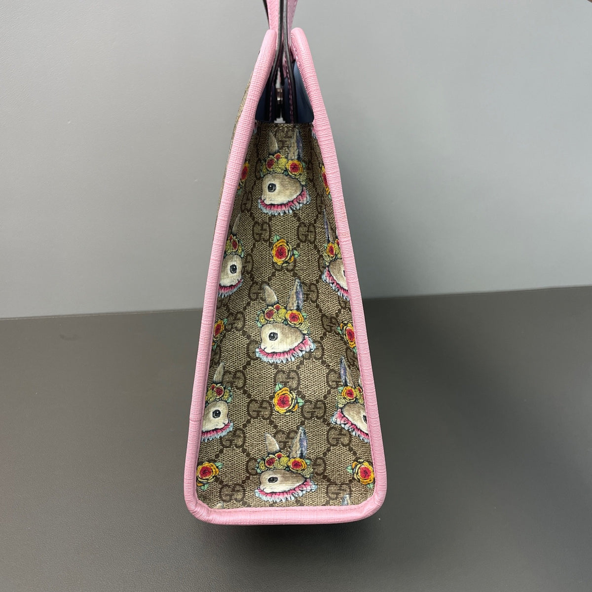 Gucci - Childrens GG Supreme Rabbit Print Tote - Cloth - Multicolour - (medium)