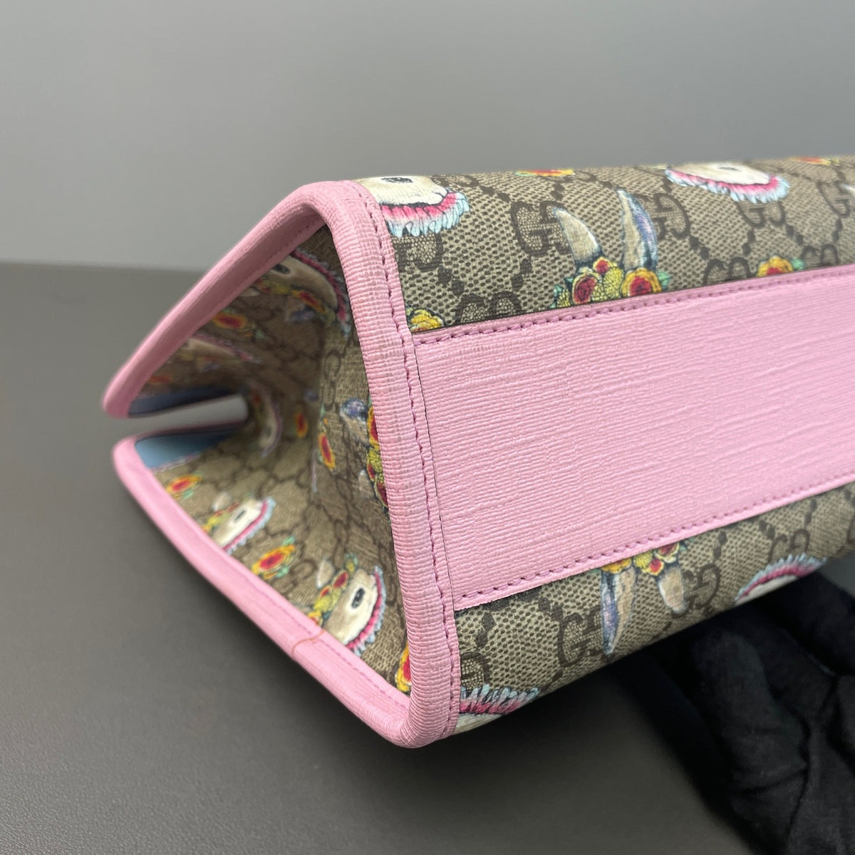 Gucci - Childrens GG Supreme Rabbit Print Tote - Cloth - Multicolour - (medium)