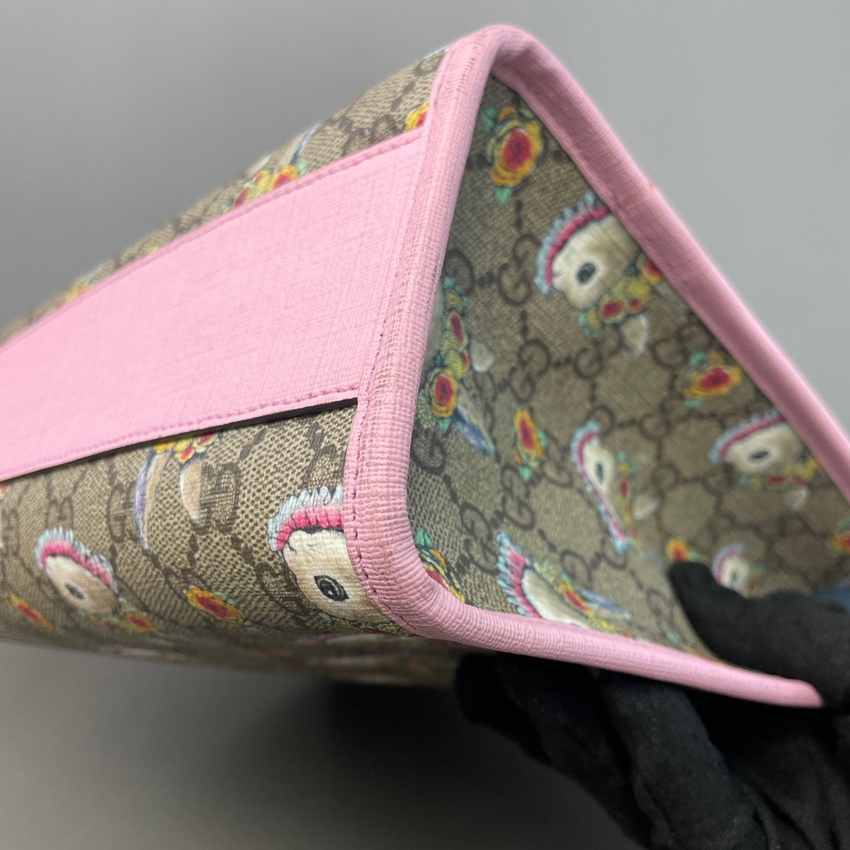Gucci - Childrens GG Supreme Rabbit Print Tote - Cloth - Multicolour - (medium)
