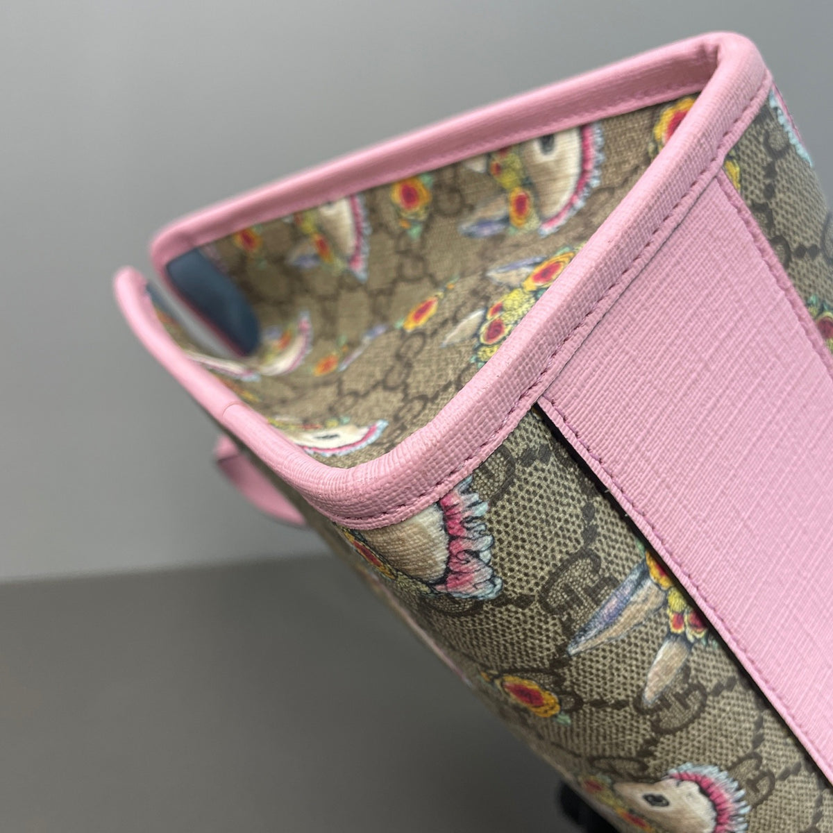 Gucci - Childrens GG Supreme Rabbit Print Tote - Cloth - Multicolour - (medium)