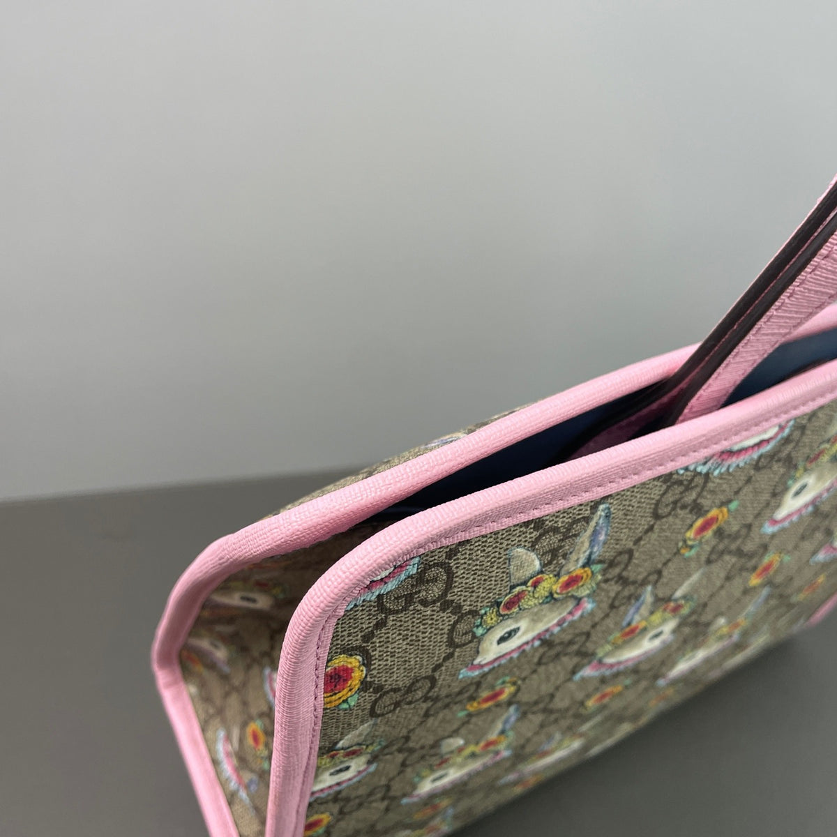 Gucci - Childrens GG Supreme Rabbit Print Tote - Cloth - Multicolour - (medium)
