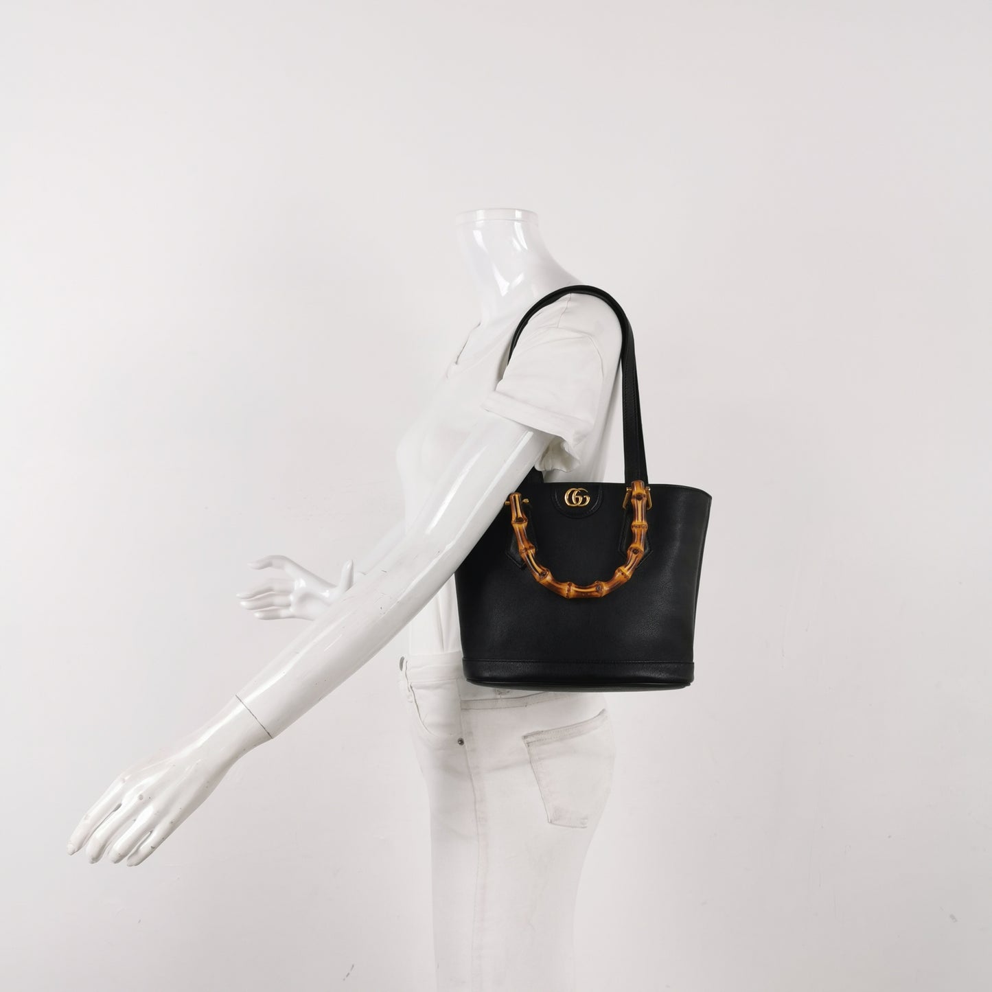 Gucci - Diana - Leather - Black - (small)