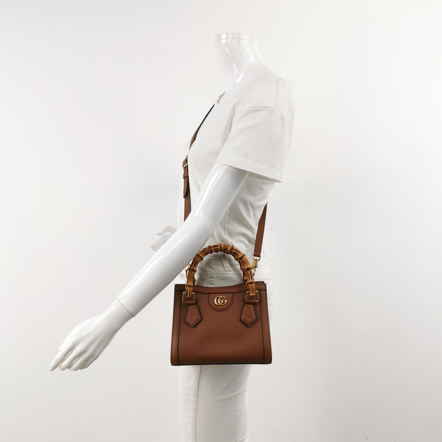 Gucci - Diana - Leather - Brown - (small)