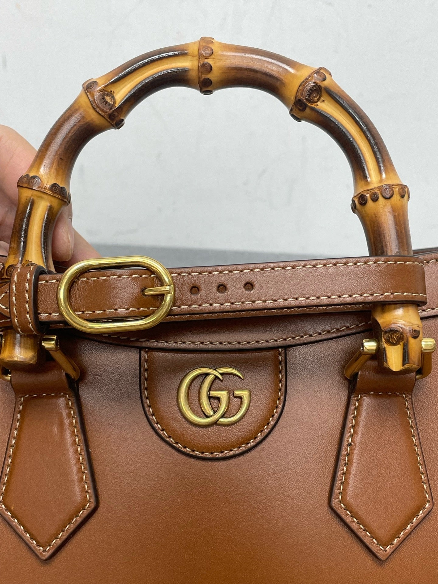 Gucci - Diana - Leather - Brown - (small)