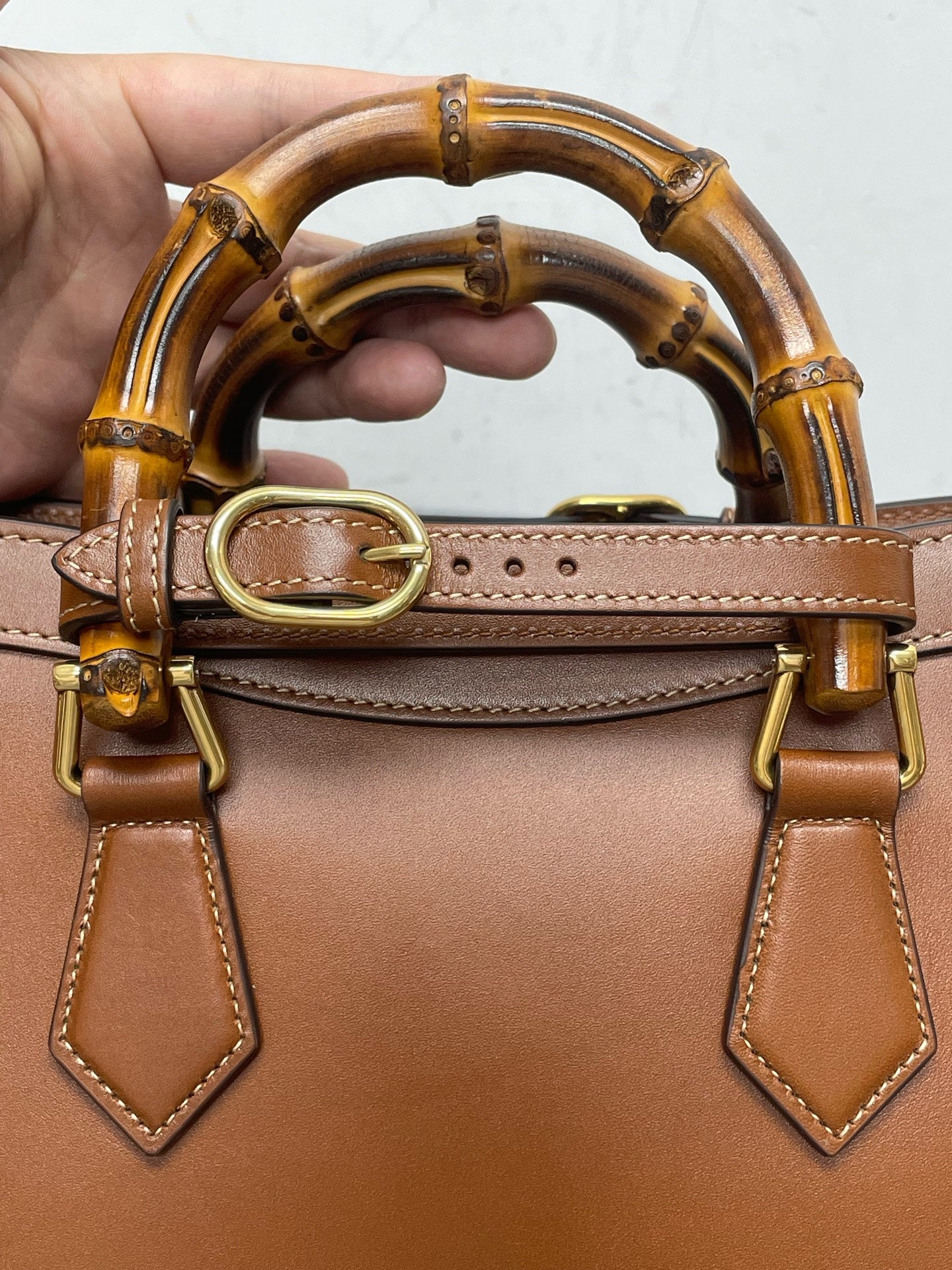Gucci - Diana - Leather - Brown - (small)