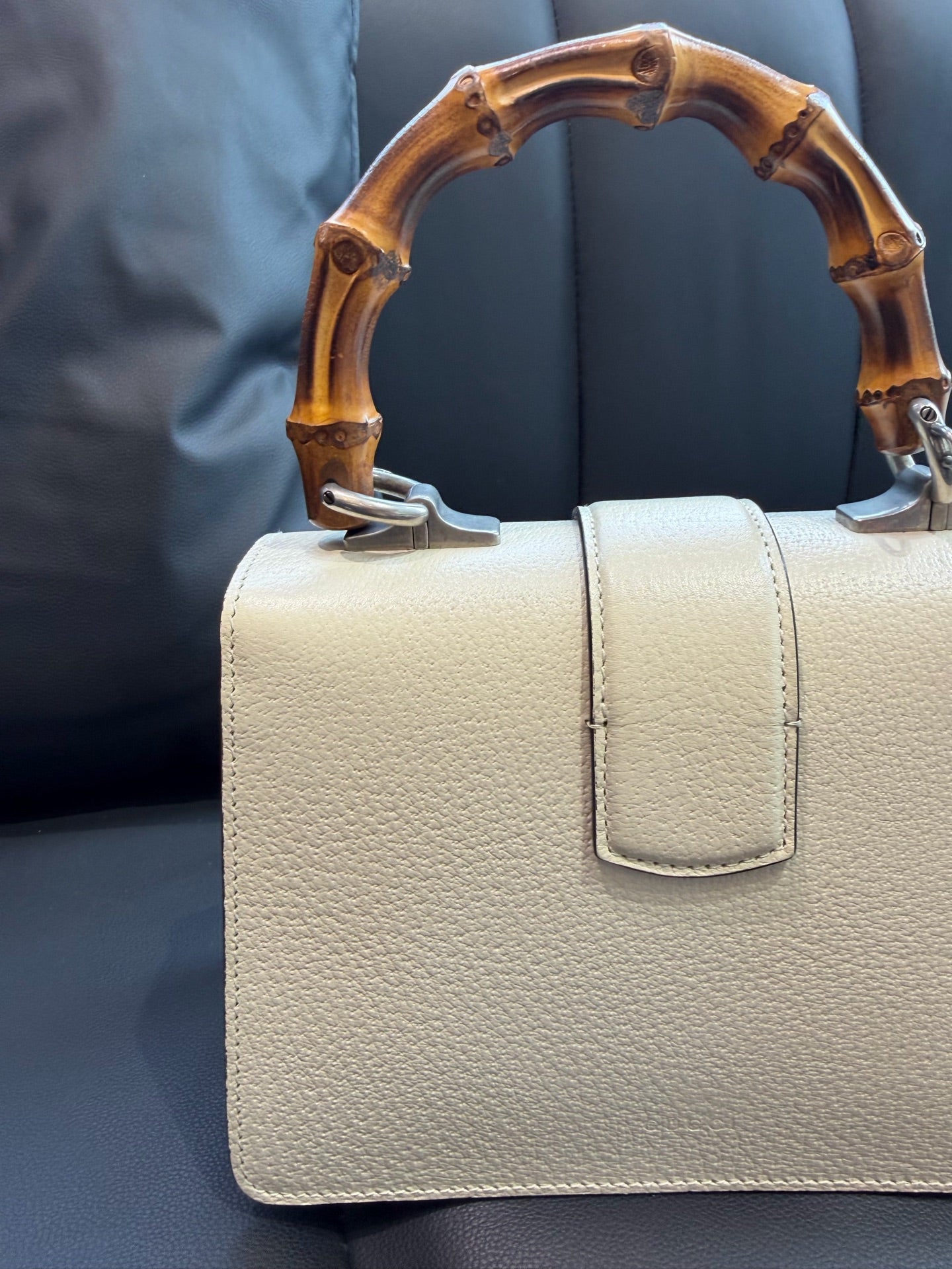 Gucci - Dionysus Bamboo - Leather - White - (Small)