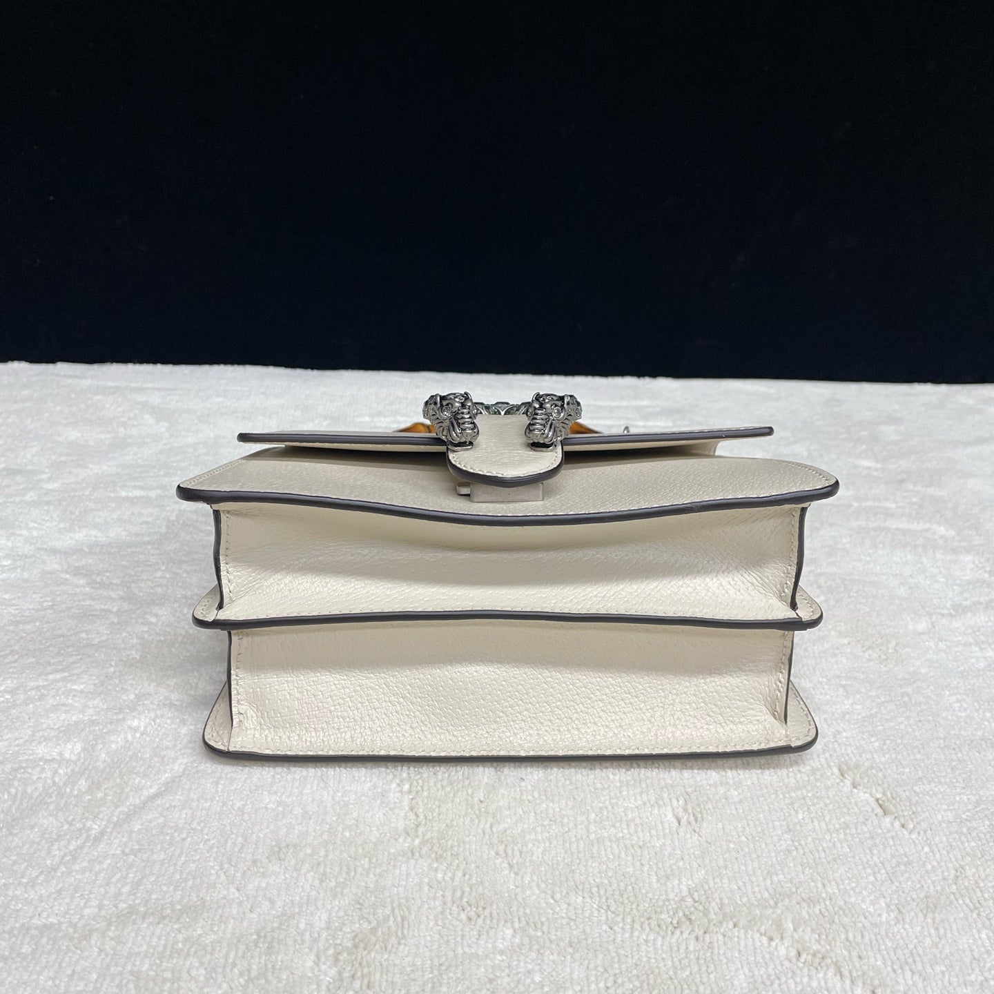 Gucci - Dionysus Bamboo Top Handle Bag - Leather - White - (mini)