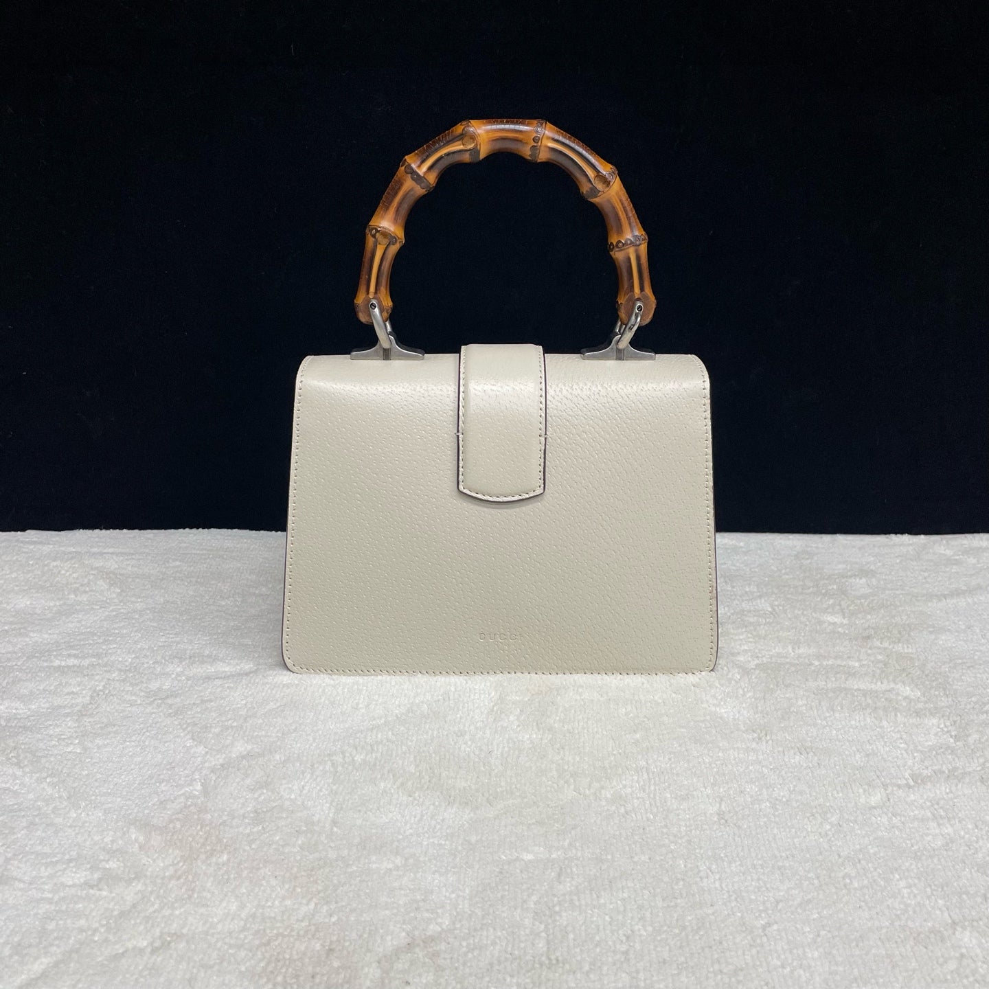 Gucci - Dionysus Bamboo Top Handle Bag - Leather - White - (mini)
