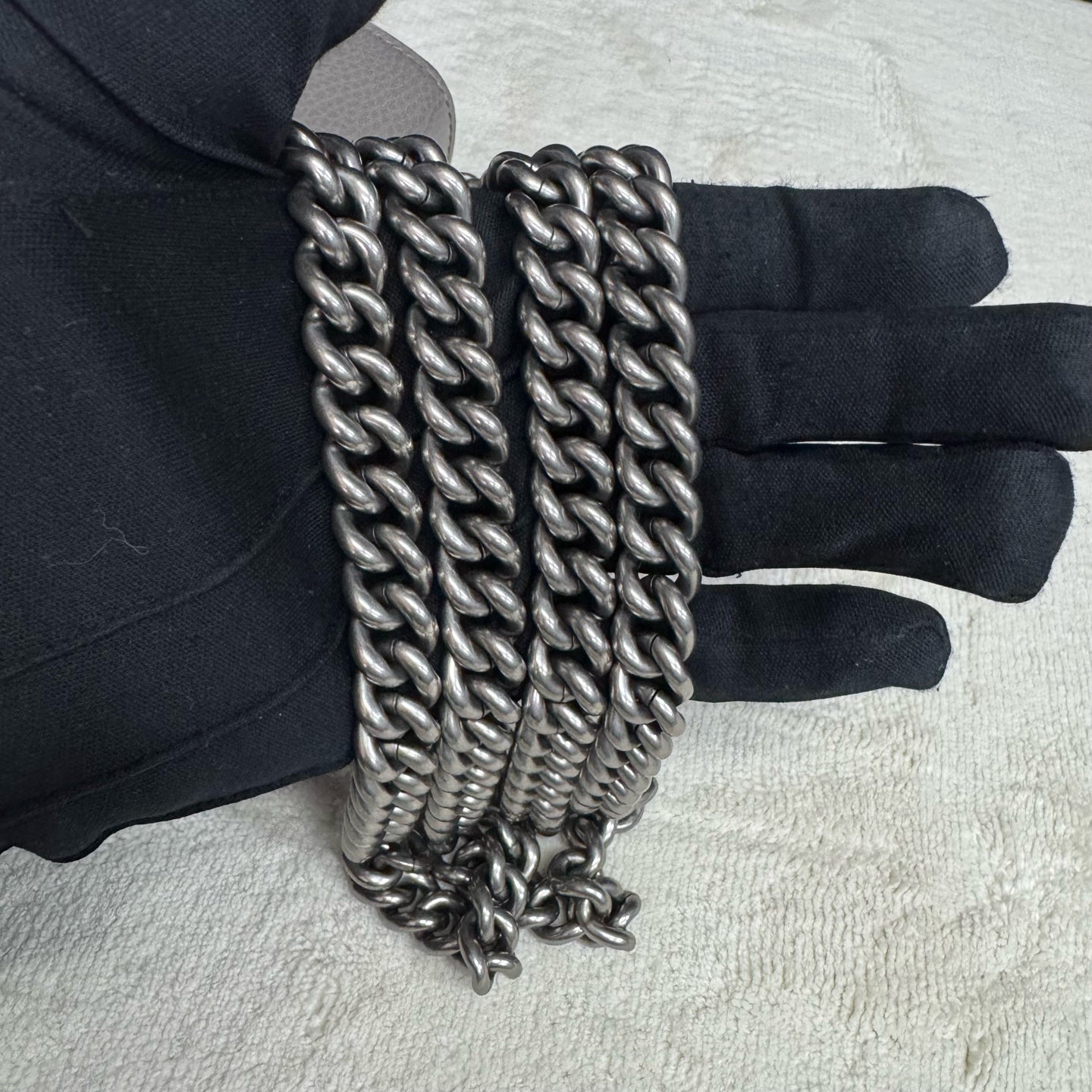 Gucci - Dionysus Chain Bag - Grained leather - Grey - (medium)