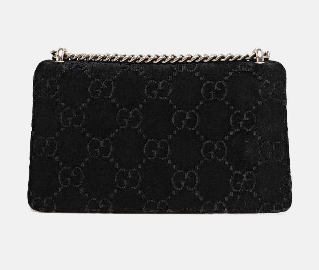 Gucci - Dionysus Chain Bag - Velvet and Patent leather - Black - (medium)