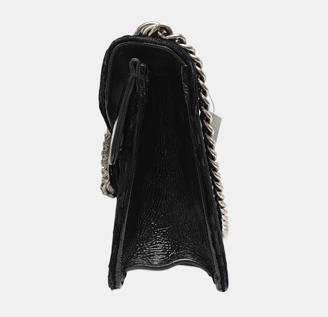 Gucci - Dionysus Chain Bag - Velvet and Patent leather - Black - (medium)