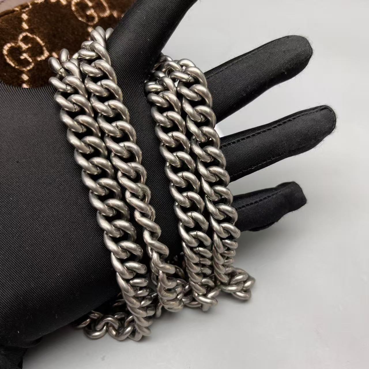 Gucci - Dionysus Chain Bag - Velvet - Brown - (Small)