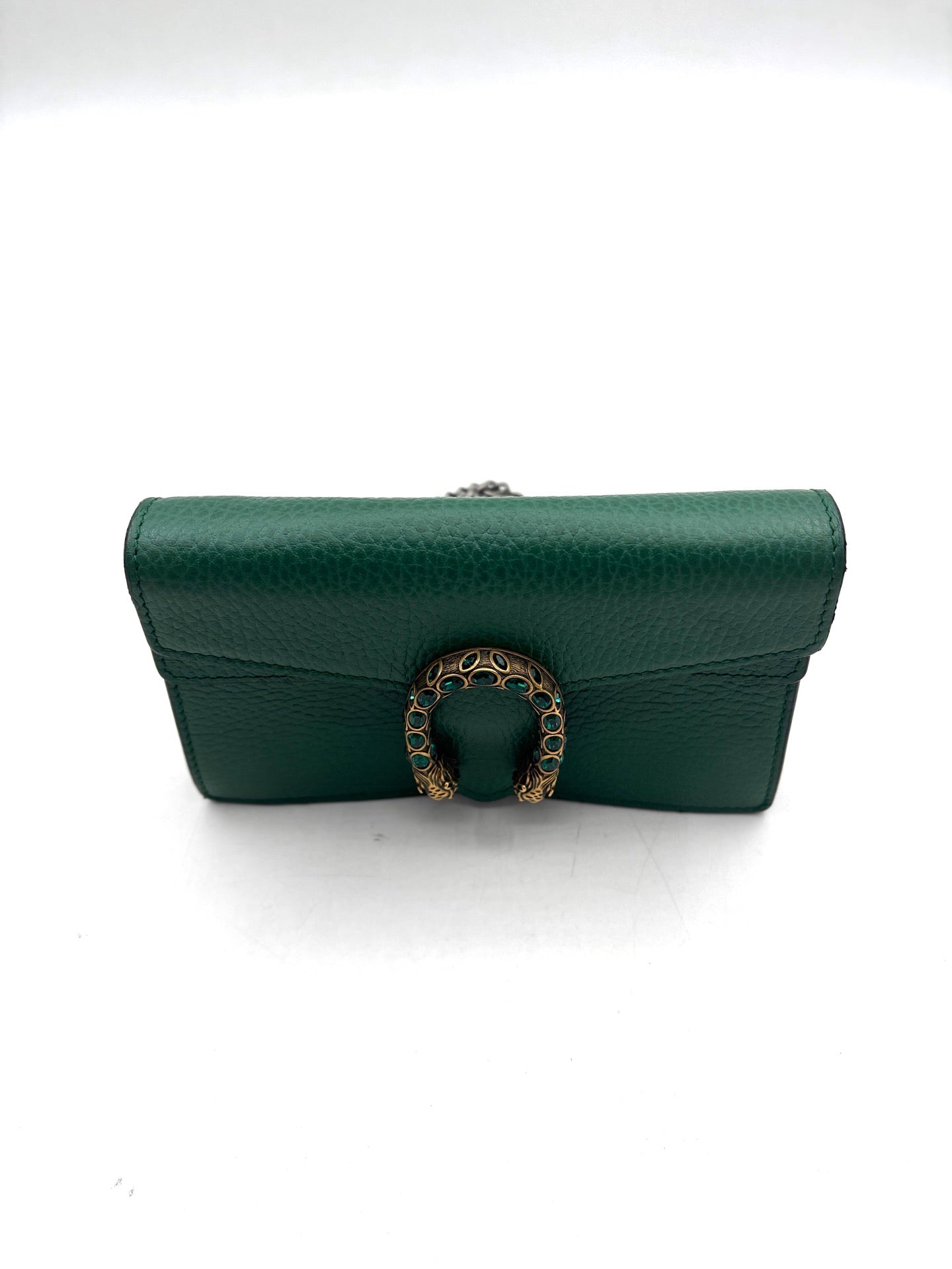 Gucci - Dionysus Chain Wallet - Grained leather - Emerald Green - (mini)