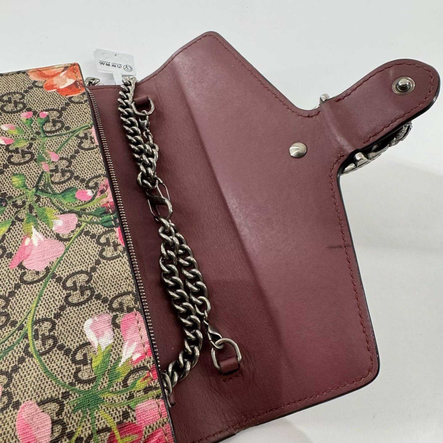Gucci - Dionysus Floral Chain Wallet - GG Supreme coated canvas with leather trim - Multicolour - (Mini)