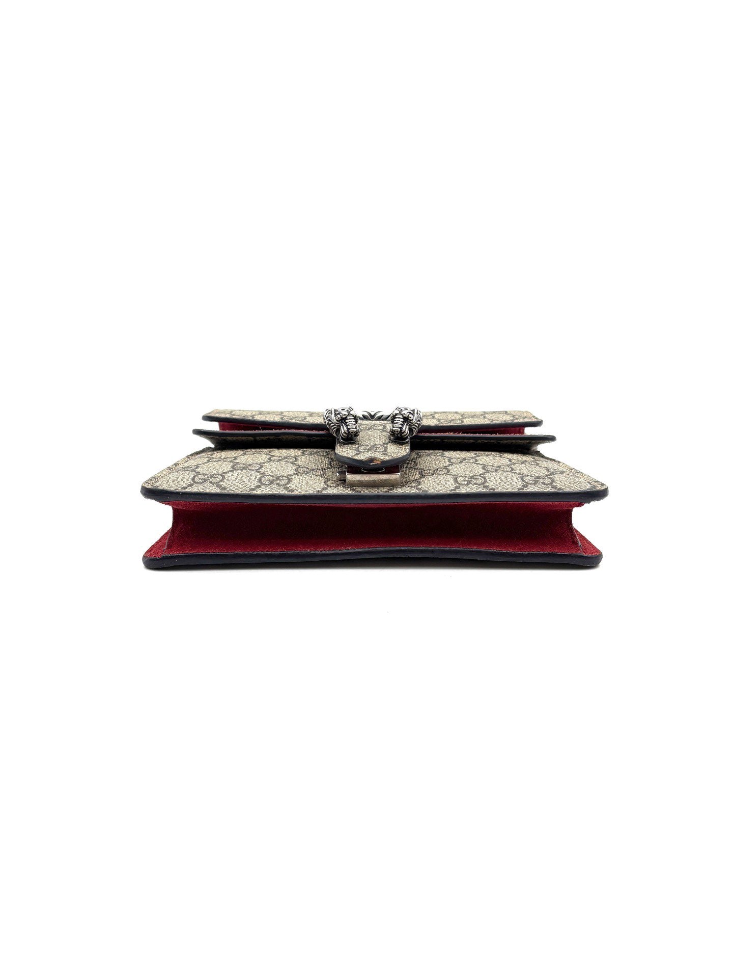 Gucci - Dionysus - GG Supreme canvas and suede - Beige and Red with ebony accents - (mini)