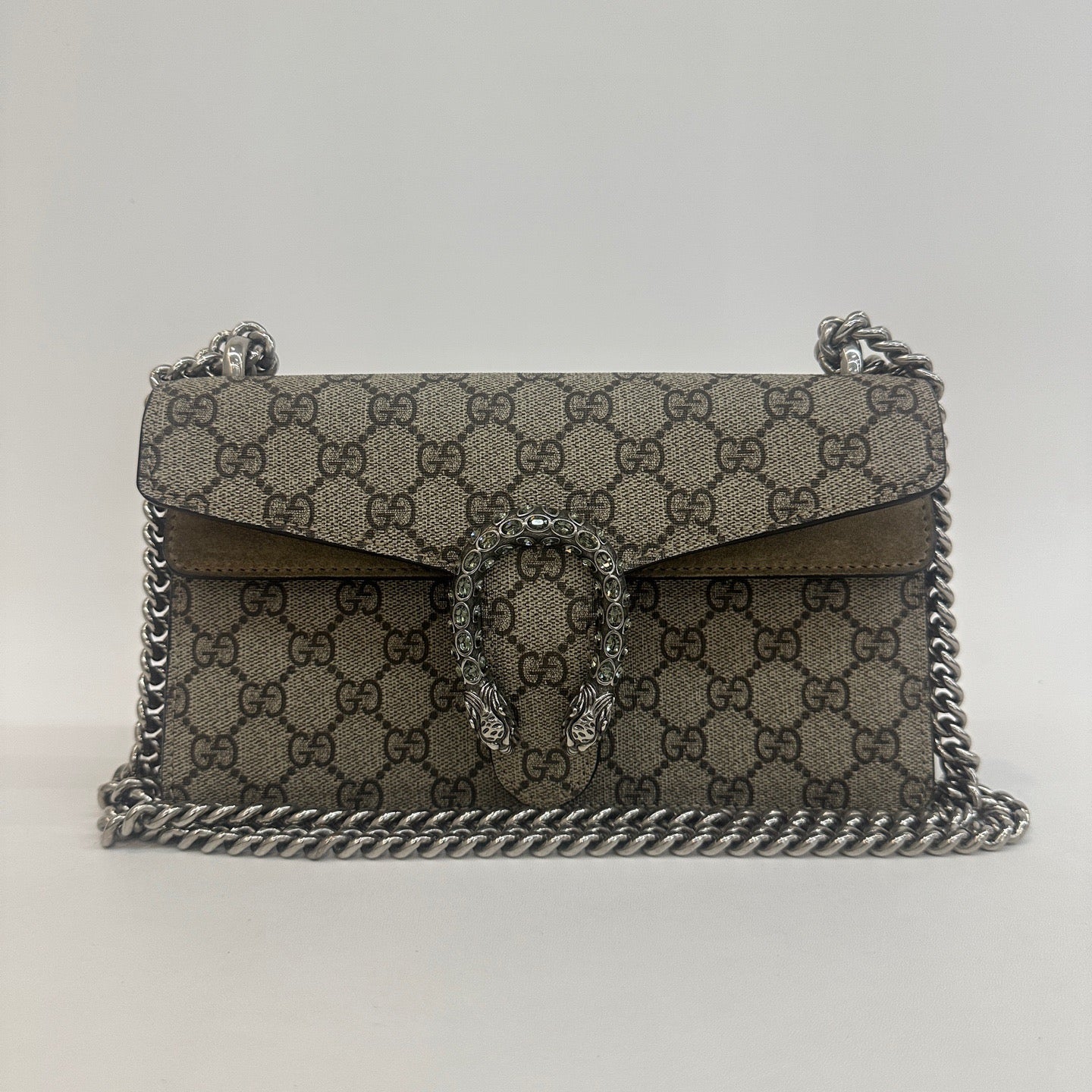Gucci - Dionysus - GG Supreme canvas and suede - Beige - (medium)