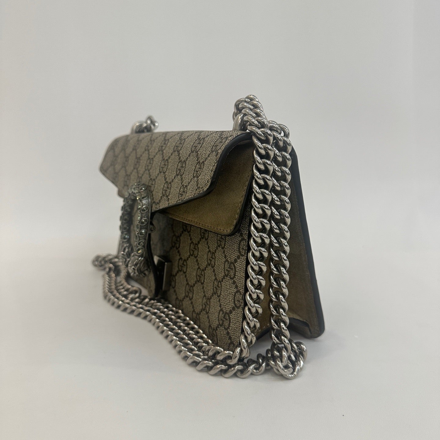 Gucci - Dionysus - GG Supreme canvas and suede - Beige - (medium)