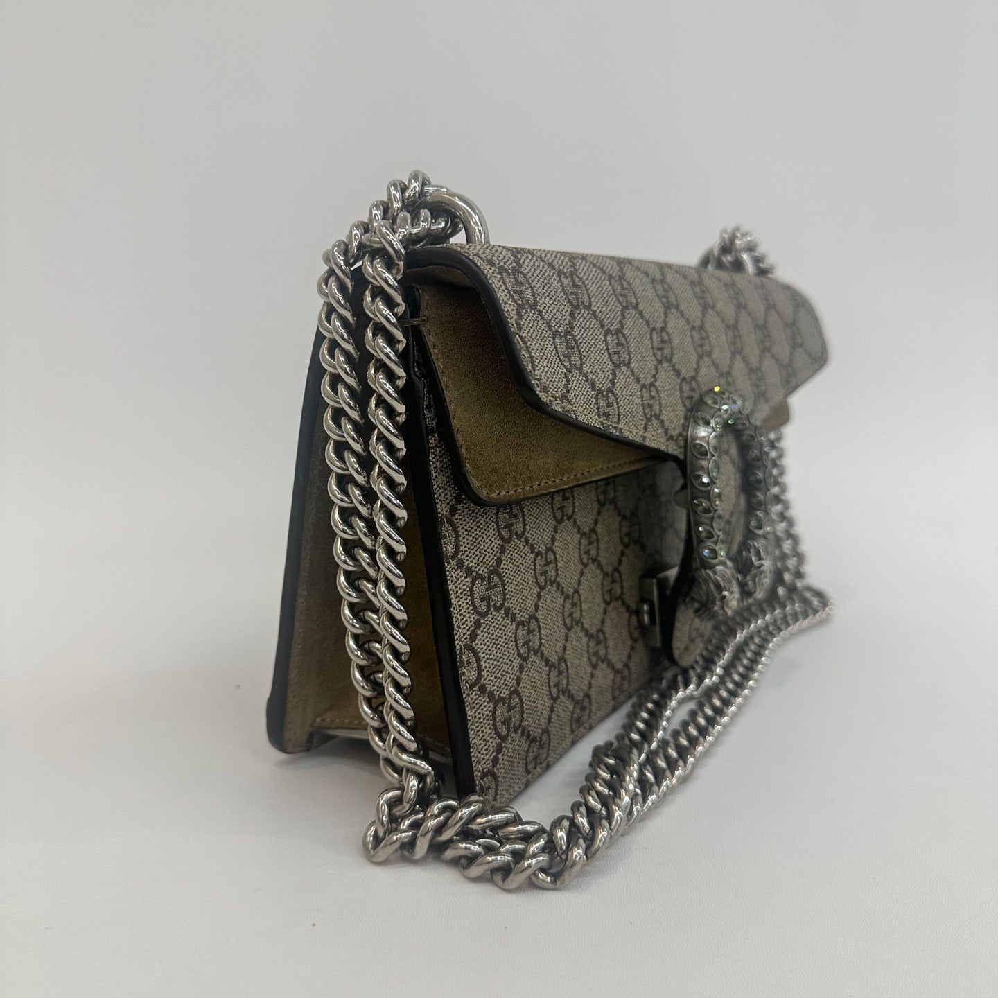 Gucci - Dionysus - GG Supreme canvas and suede - Beige - (medium)