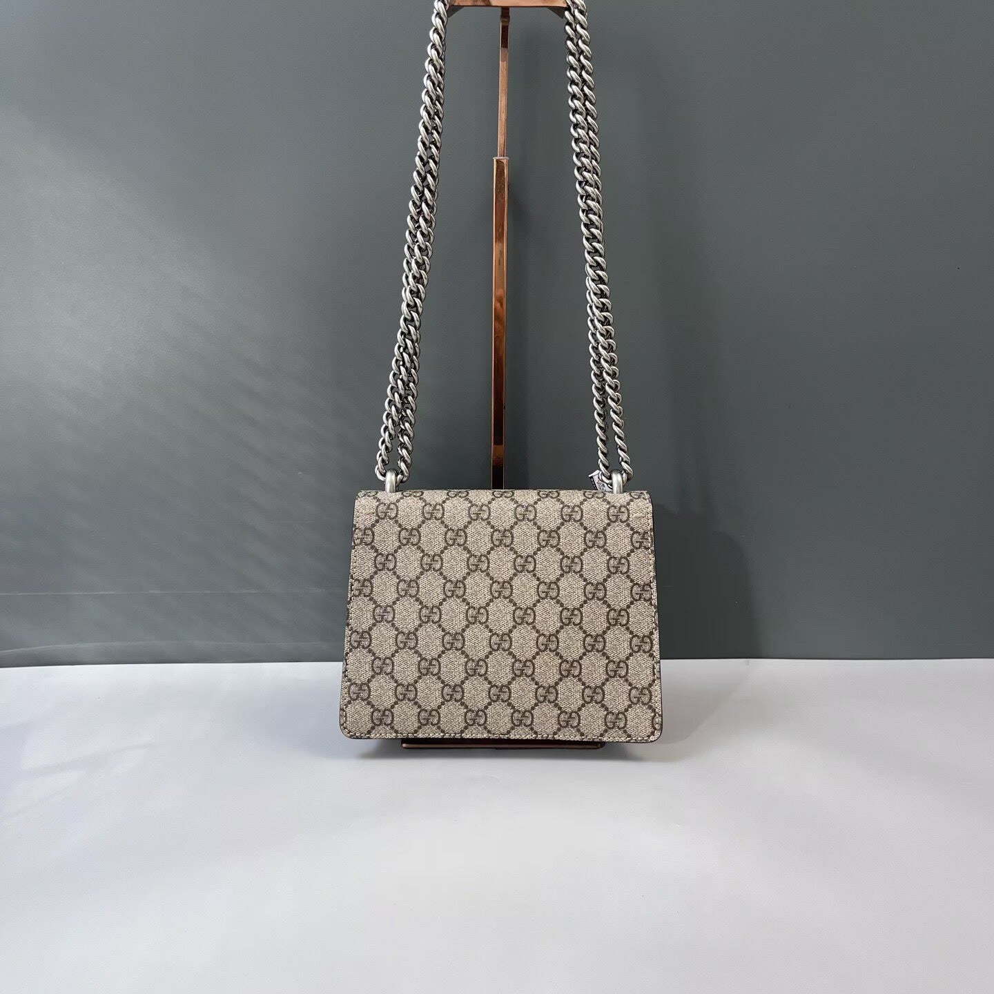 Gucci - Dionysus - GG Supreme canvas and suede - Camel - (mini)