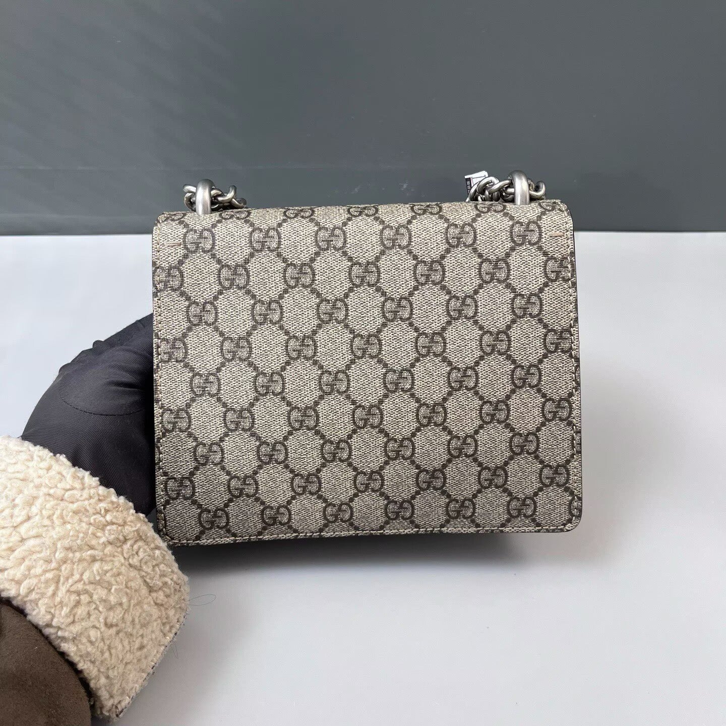 Gucci - Dionysus - GG Supreme canvas and suede - Camel - (mini)