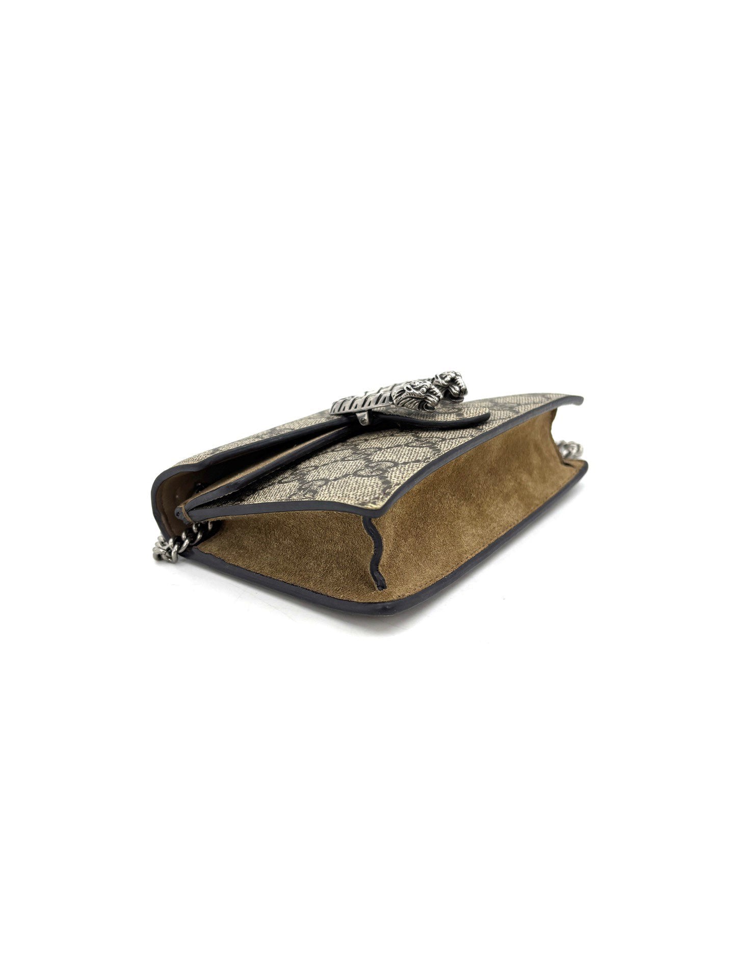 Gucci - Dionysus - GG Supreme canvas with suede and leather trim - Beige and Brown with antique silver-tone hardware - (mini)