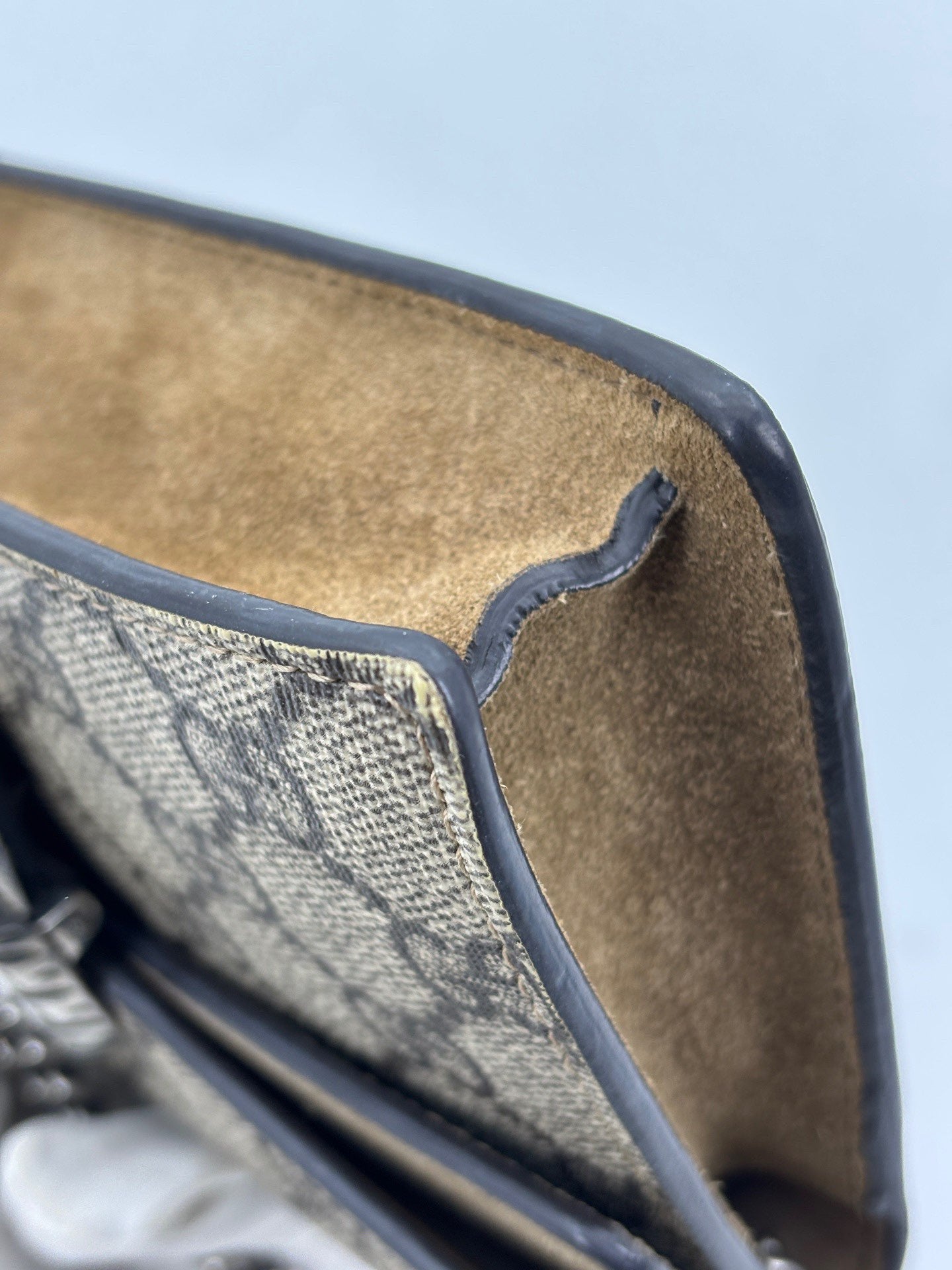 Gucci - Dionysus - GG Supreme canvas with suede and leather trim - Beige and Brown with antique silver-tone hardware - (mini)
