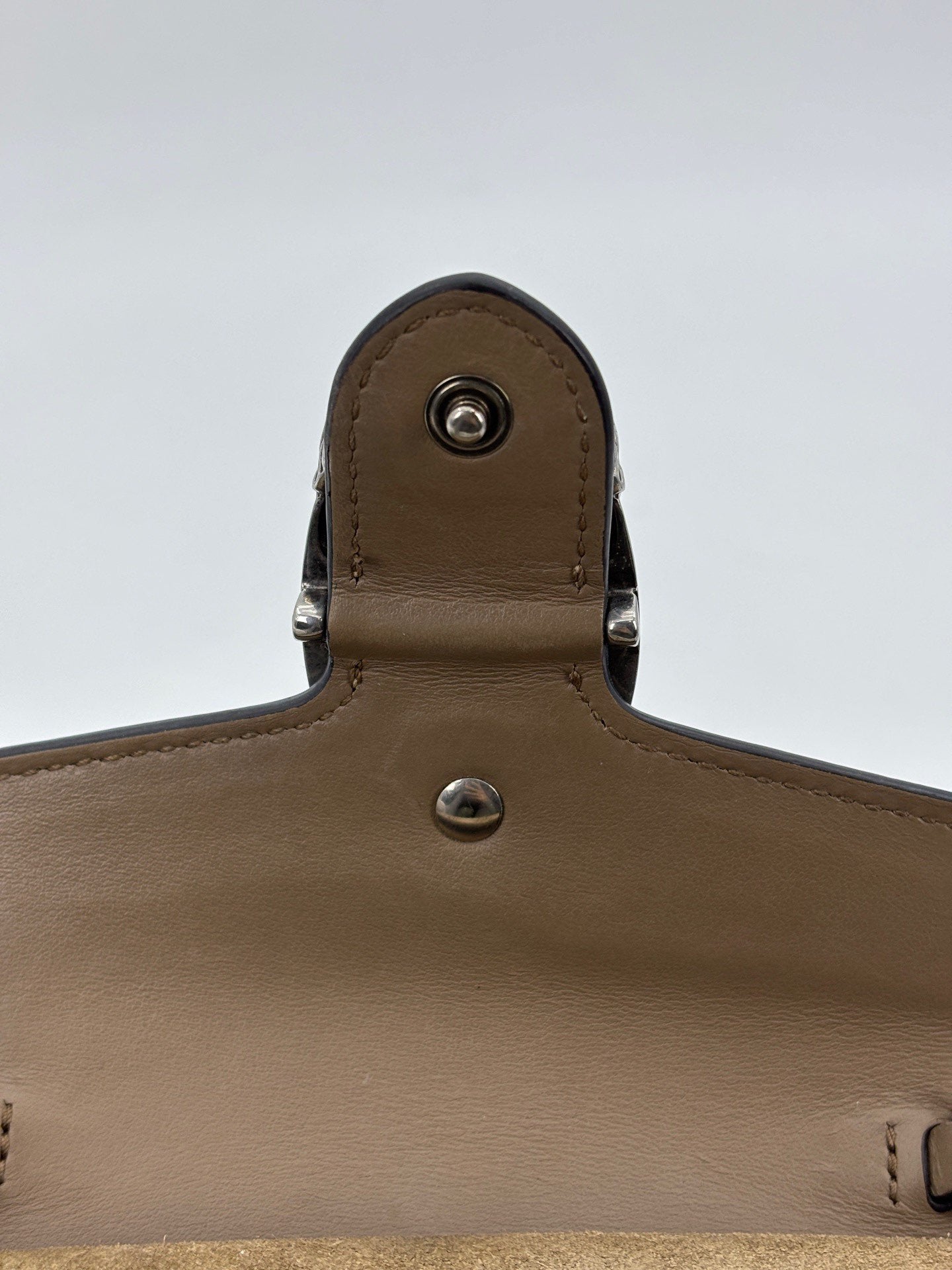 Gucci - Dionysus - GG Supreme canvas with suede and leather trim - Beige and Brown with antique silver-tone hardware - (mini)