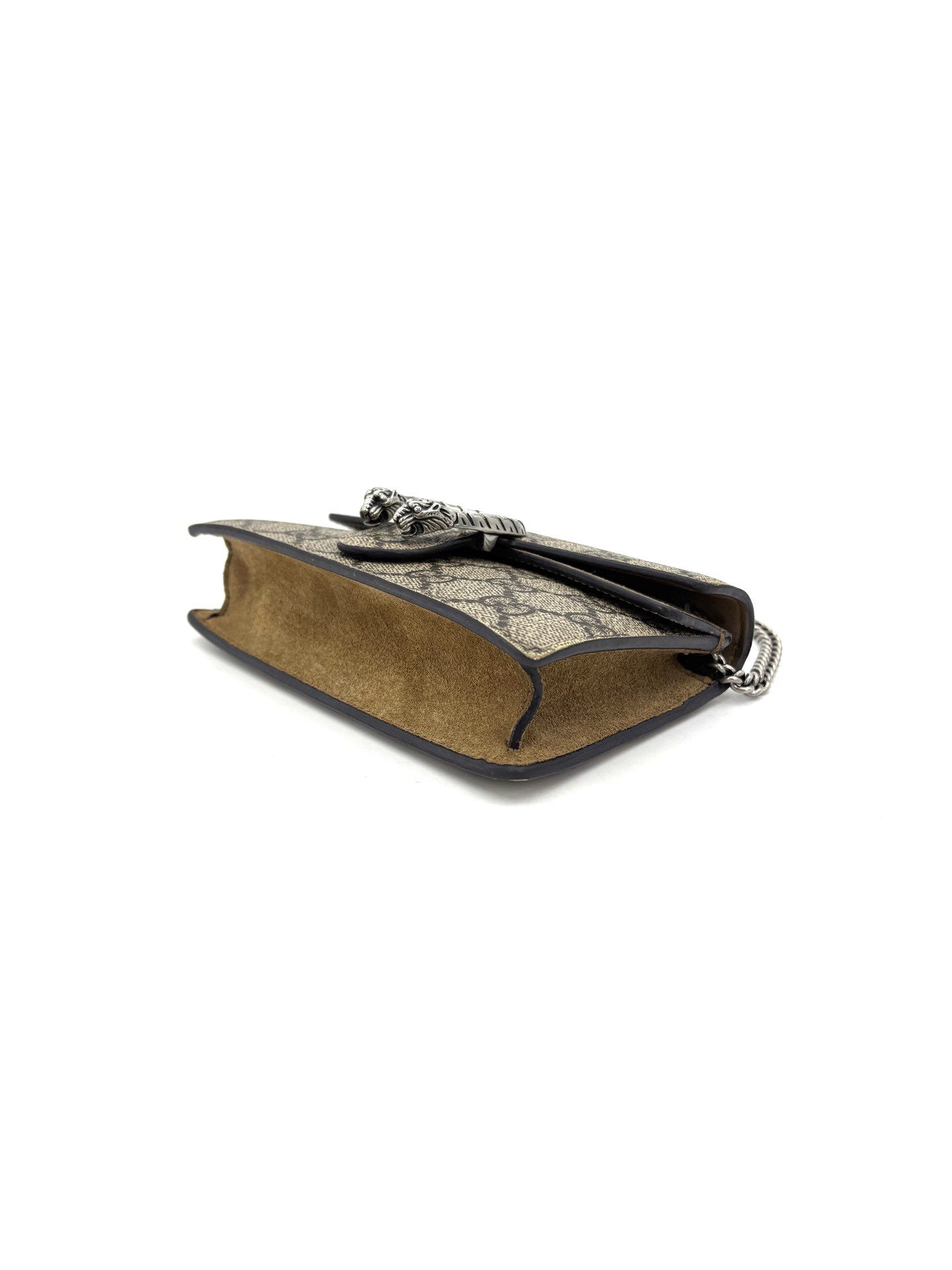 Gucci - Dionysus - GG Supreme canvas with suede and leather trim - Beige and Brown with antique silver-tone hardware - (mini)
